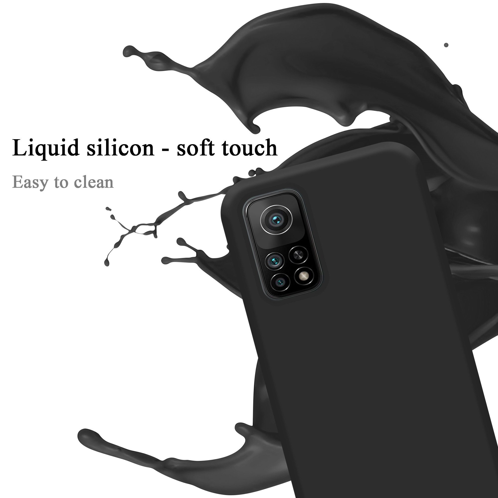 Cadorabo Handyhülle für Xiaomi Mi 10T / Mi 10T PRO Hülle Xiaomi Mi 10T / Mi 10T PRO, Flexible Hülle TPU Silikon Schutzhülle Back Cover Case