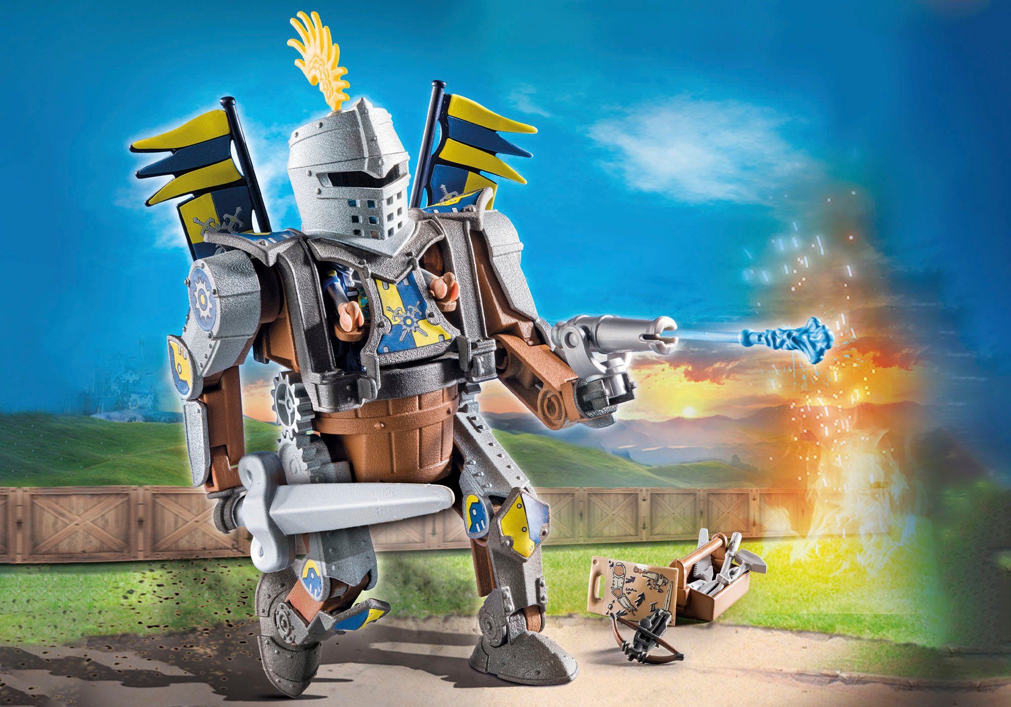 Playmobil® Novelmore - Kampfroboter (71300), Novelmore Konstruktions-Spiels günstig online kaufen