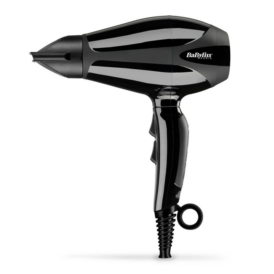 BaByliss Haartrockner Compact Pro 2400, 2400,00 W, Ionen-Technologie mit  Anti-Frizz-Effekt, Zwei Temperatur- und Geschwindigkeitsstufen und  fixierbare Kaltlufttaste