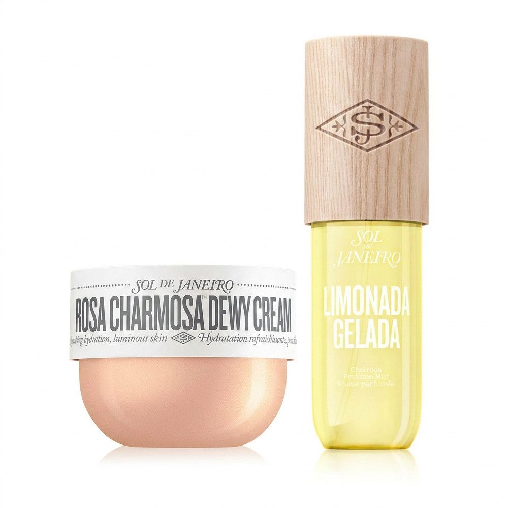 Sol de Janeiro Körpercreme Sol de Janeiro Rosa Charmosa Cream und Limonada Gelada Mist Set, Pflegecreme und Körperspray in einem abgestimmten Set