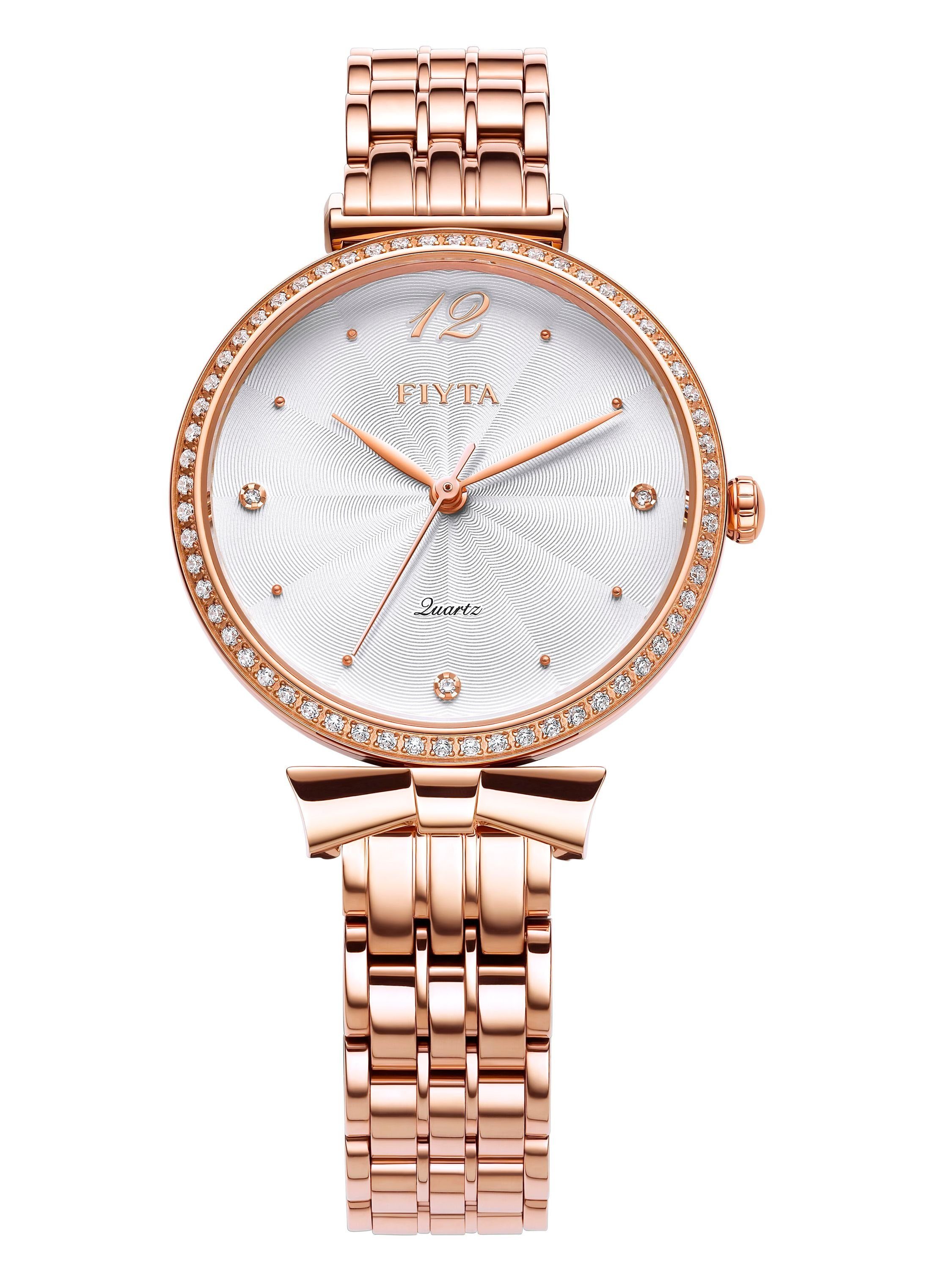 FIYTA Quarzuhr L851000.PWPD, Young+ rose gold