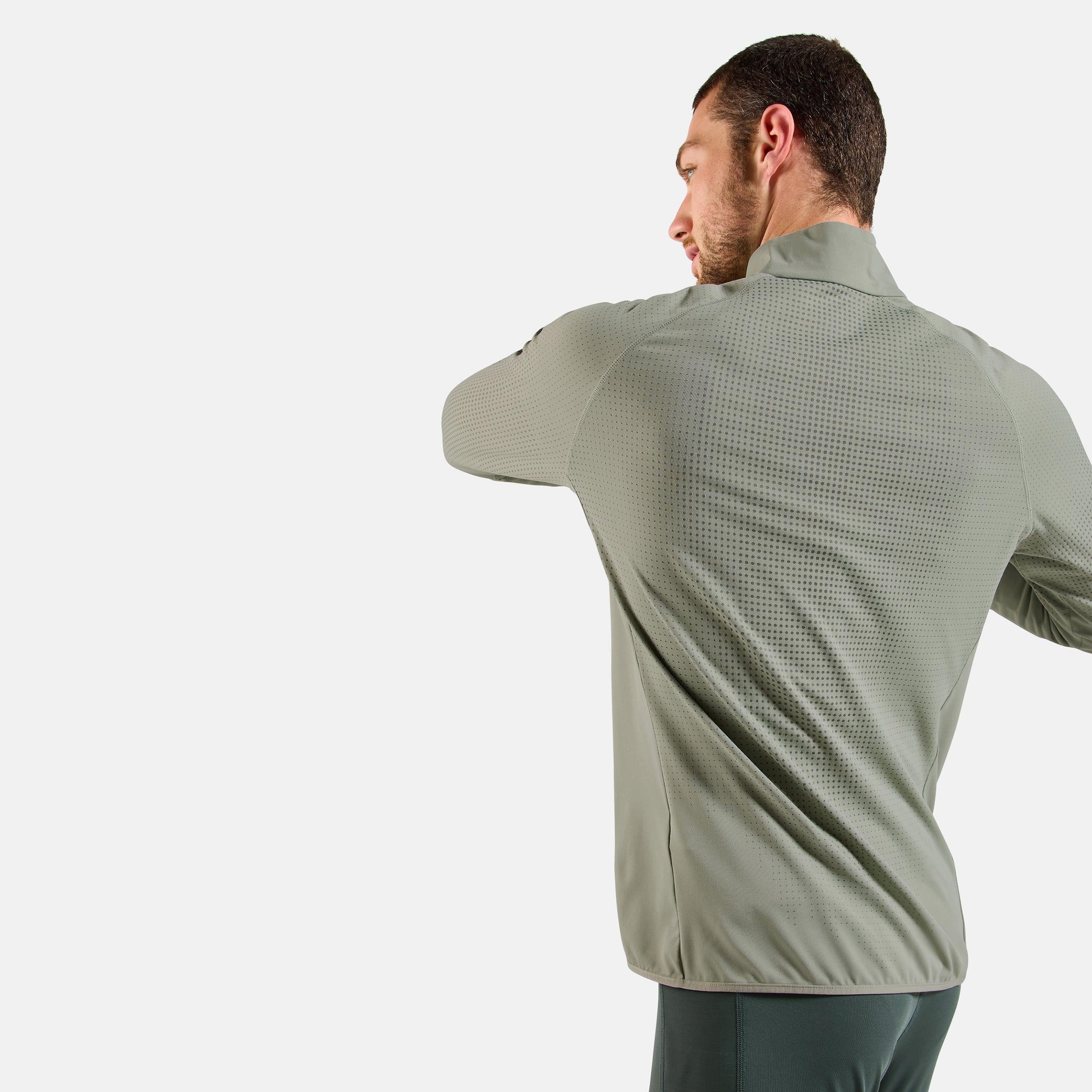 Odlo Laufshirt Zeroweight Warm Mid Layer 1/2 Zip