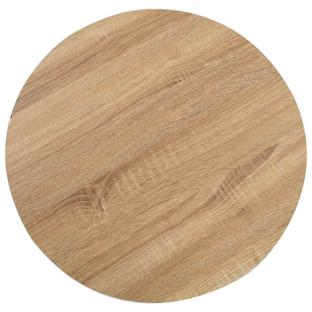 vidaXL Esstisch Bistrotisch Hellbraun 50 cm MDF (1-St)