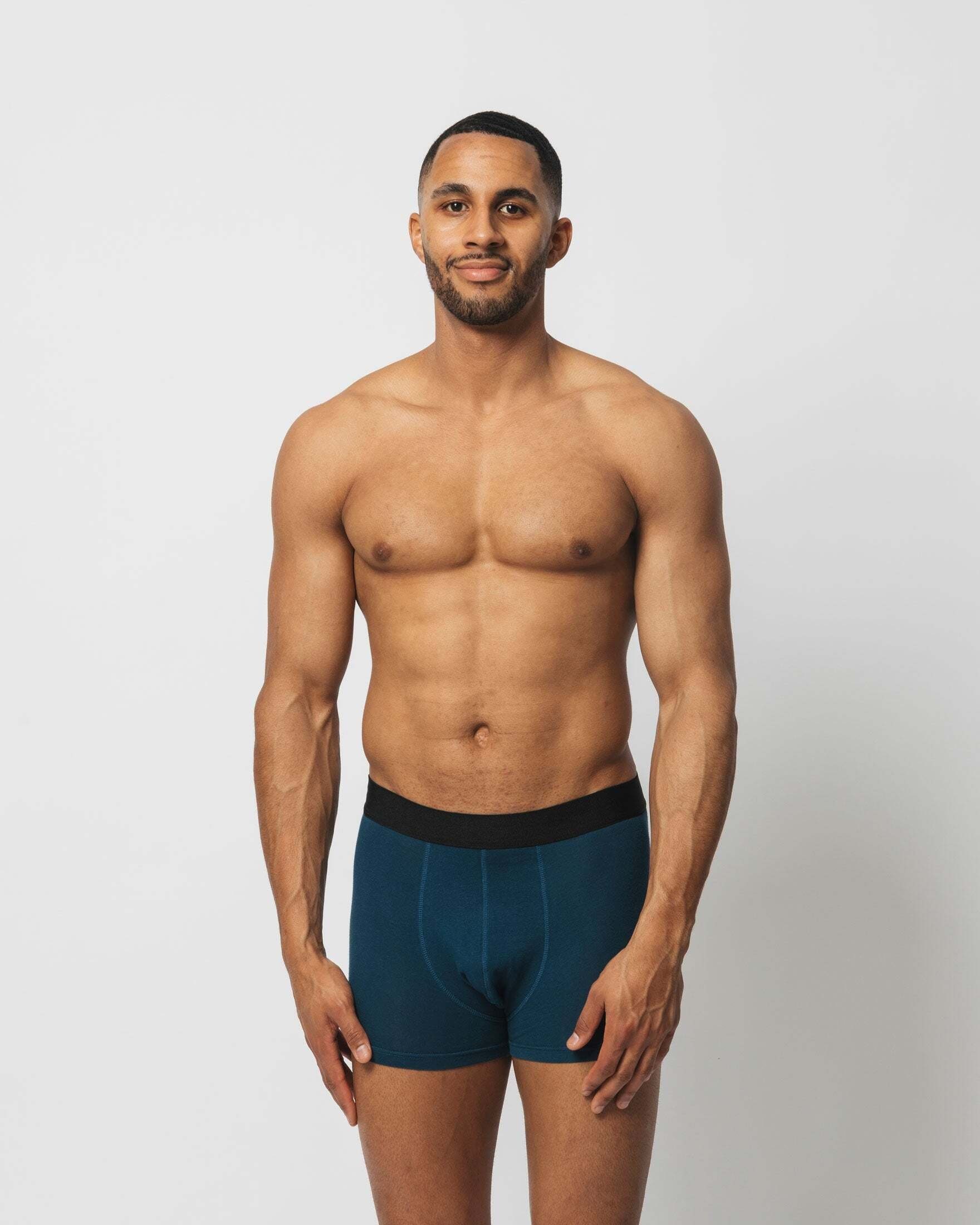 SNOCKS Boxershorts Enge Pants Herren Unterhose ohne Logo (6-St) aus Bio-Baumwolle, ohne kratzenden Zettel – Bild 4 von 5