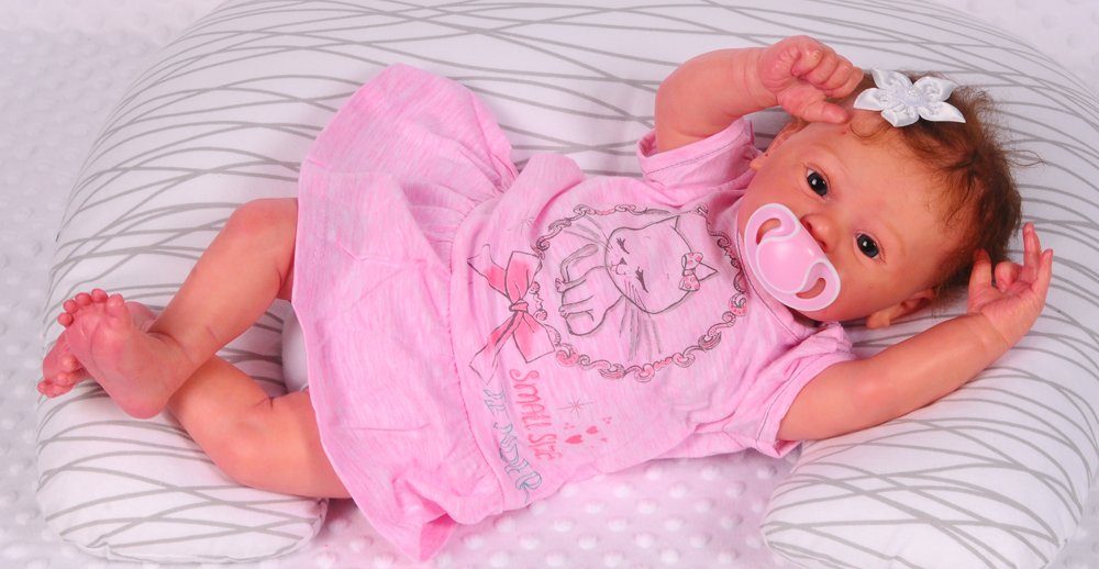 La Bortini Druckkleid Baby Kleid Sommerkleid für Babys 50 56