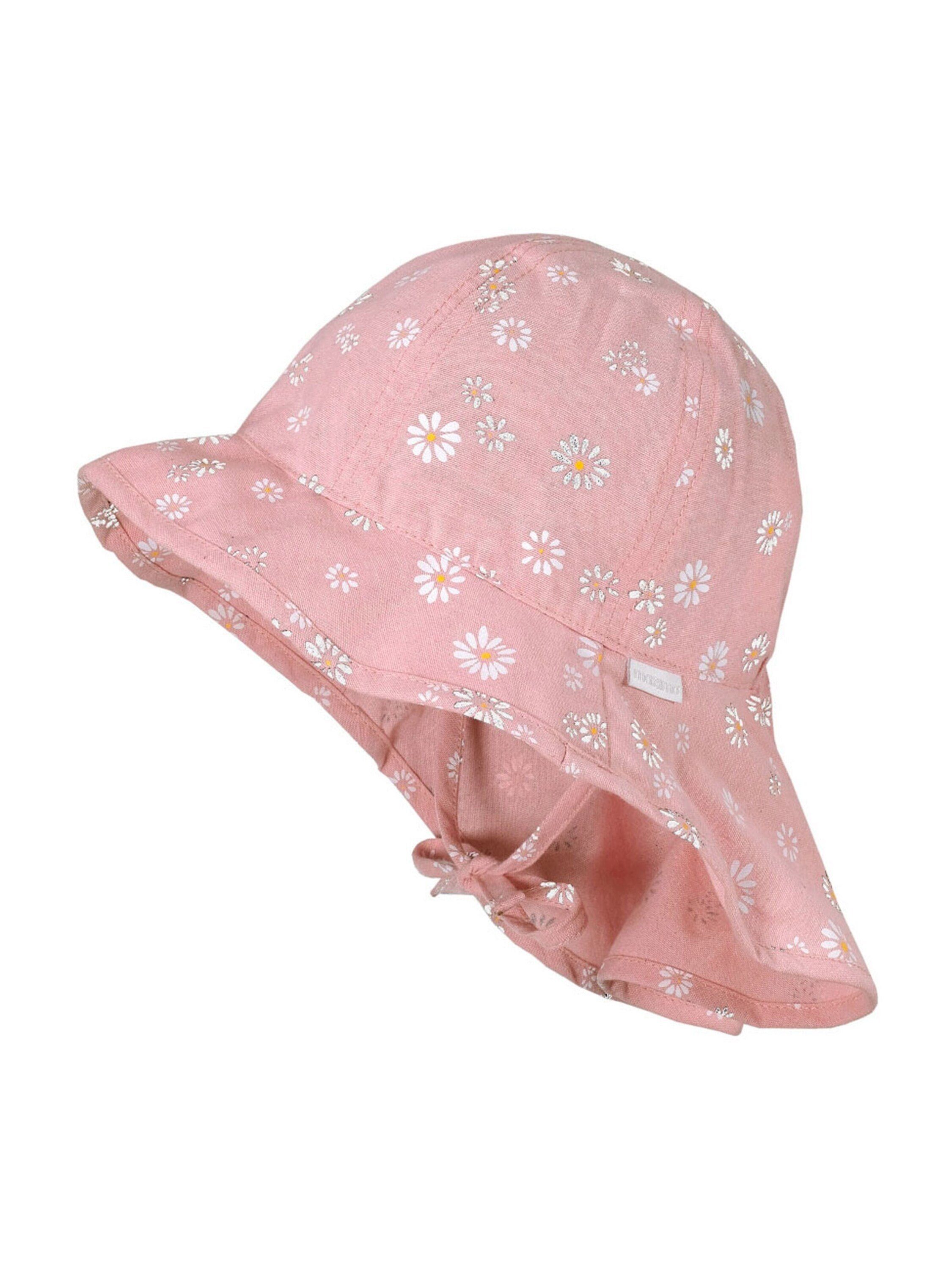 Cappellino Con Paracollo MaxiMo Flapper Per Bimba - Protezione Solare In Cotone, Lavabile In Lavatrice, Pratico E Comodo