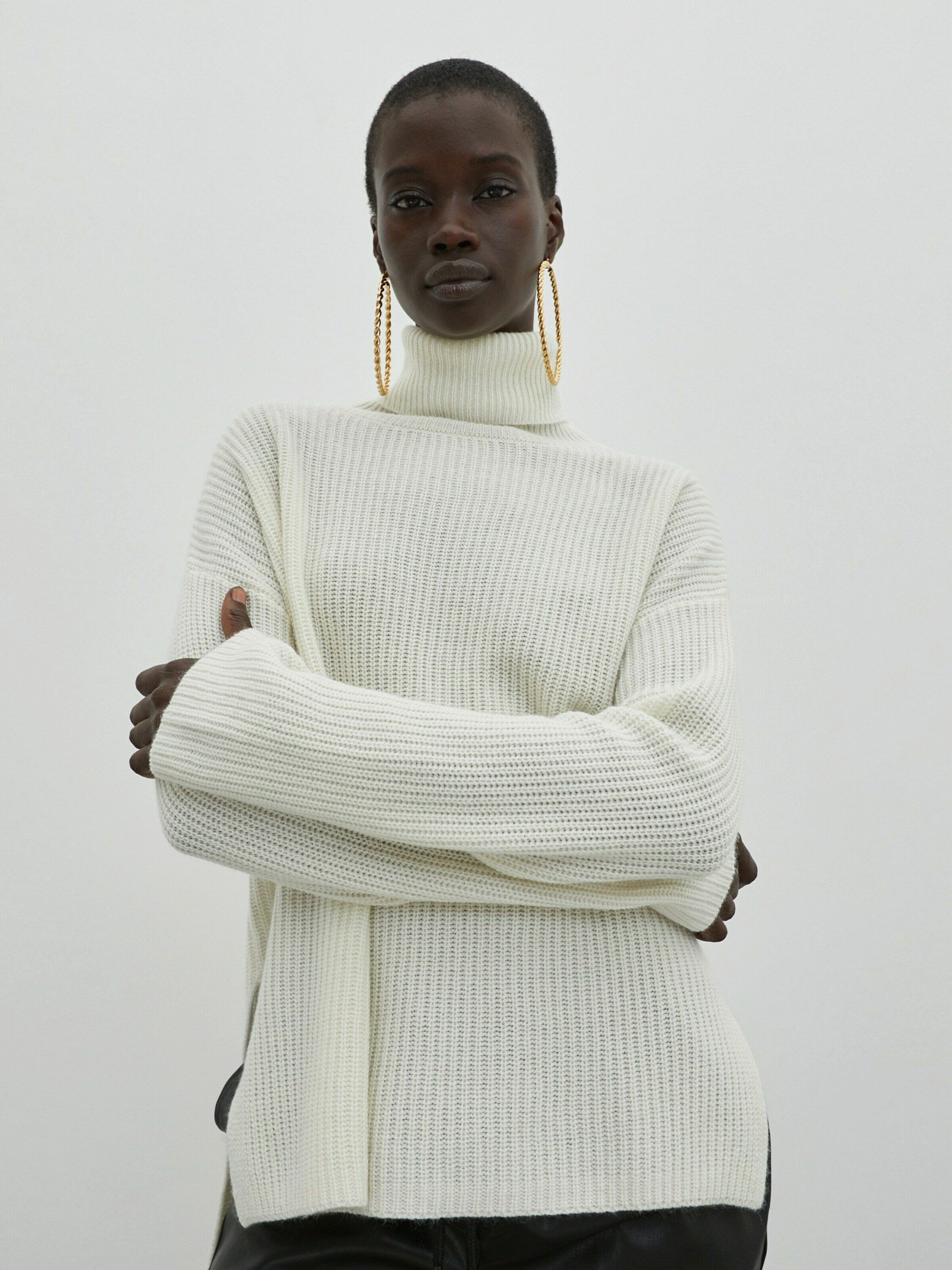 EDITED Strickpullover Allegra (1-tlg) Plain/ohne Details