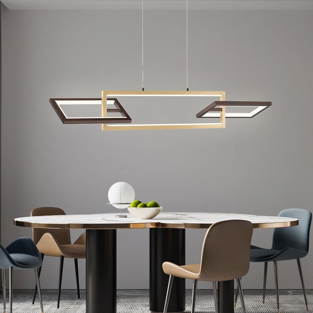 etc-shop LED Pendelleuchte, LED modern Lampe Pendelleuchte Warmweiß, hängend Leuchtmittel dimmbar Küchenlampe inklusive, Esstisch