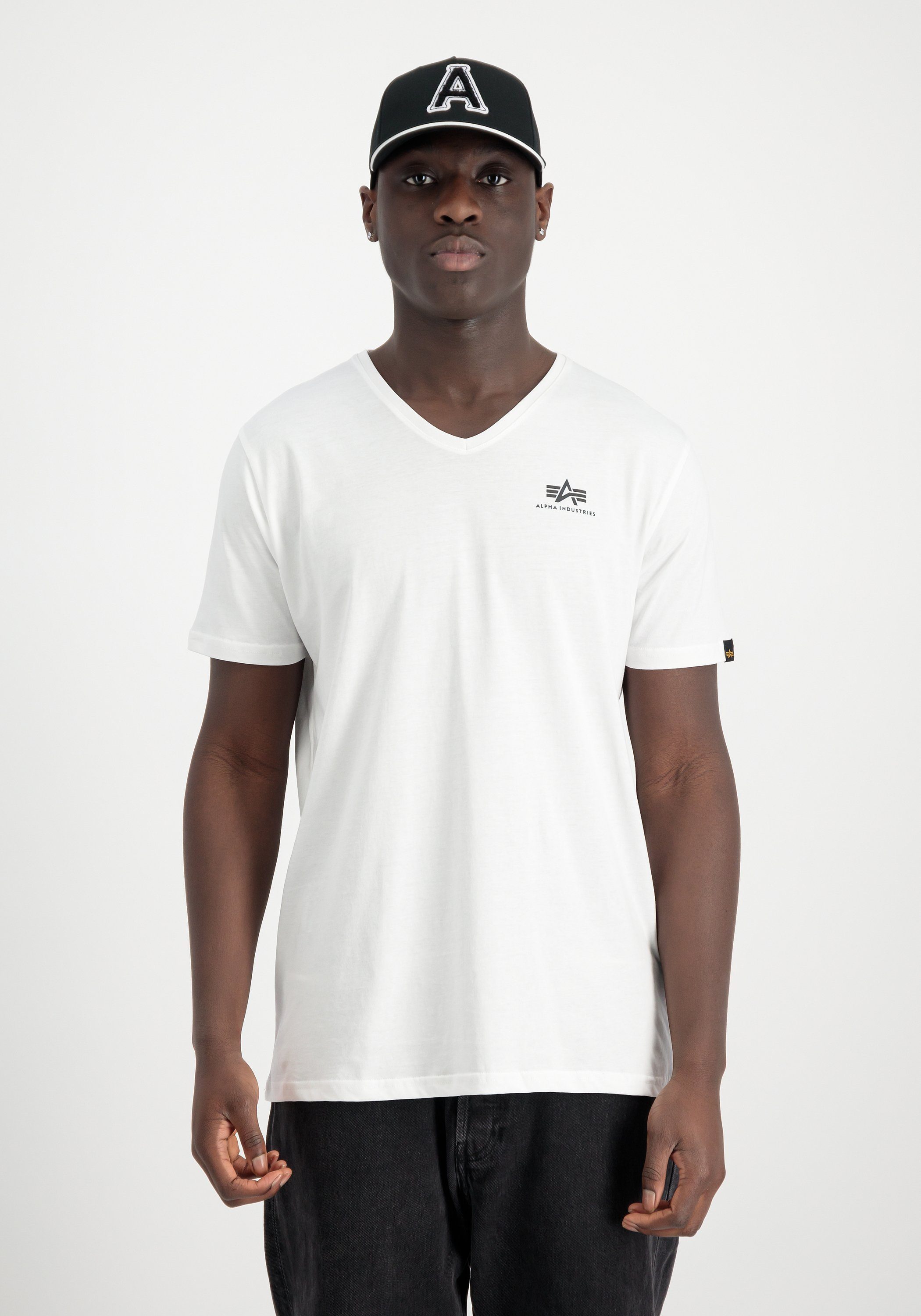 Alpha Industries T-Shirt Basic V-Neck T-Shirt SL