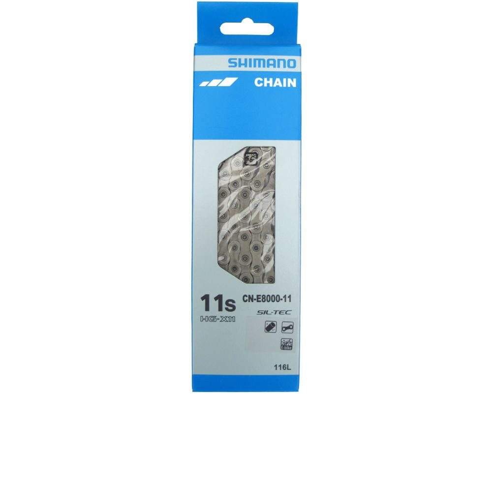 Fahrradkette Shimano CN-E8000 11-fach E-Bike Kette 116 Glieder - Haltbare Schaltper