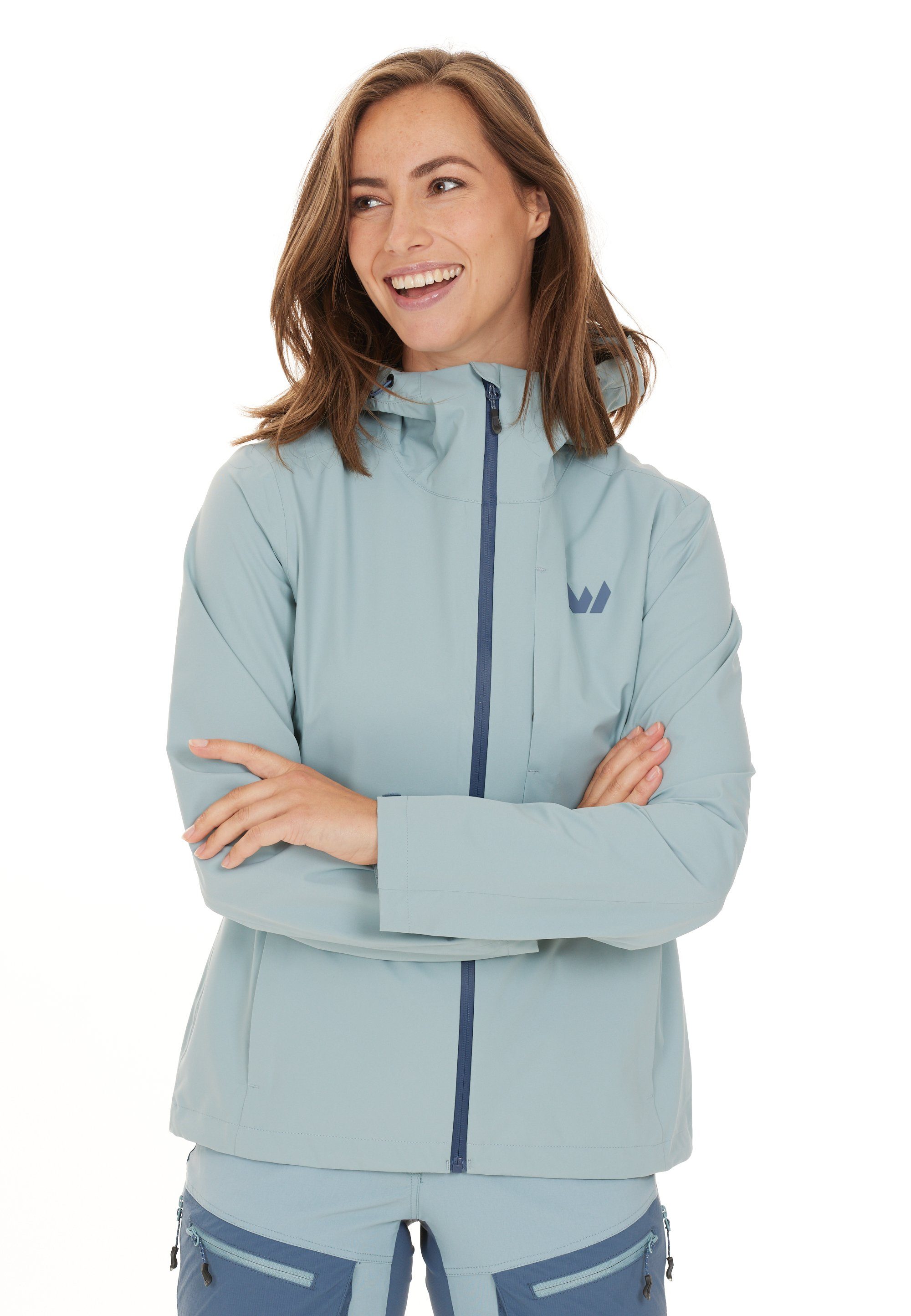 WHISTLER Softshelljacke Osbourne frostblau Material wasserdichtem wind- aus und