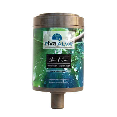 rivaALVA Wasserfilter Skin & Hair, Ersatzkartusche, Zubehör für allen riva-Filtern, Wasserhahn
