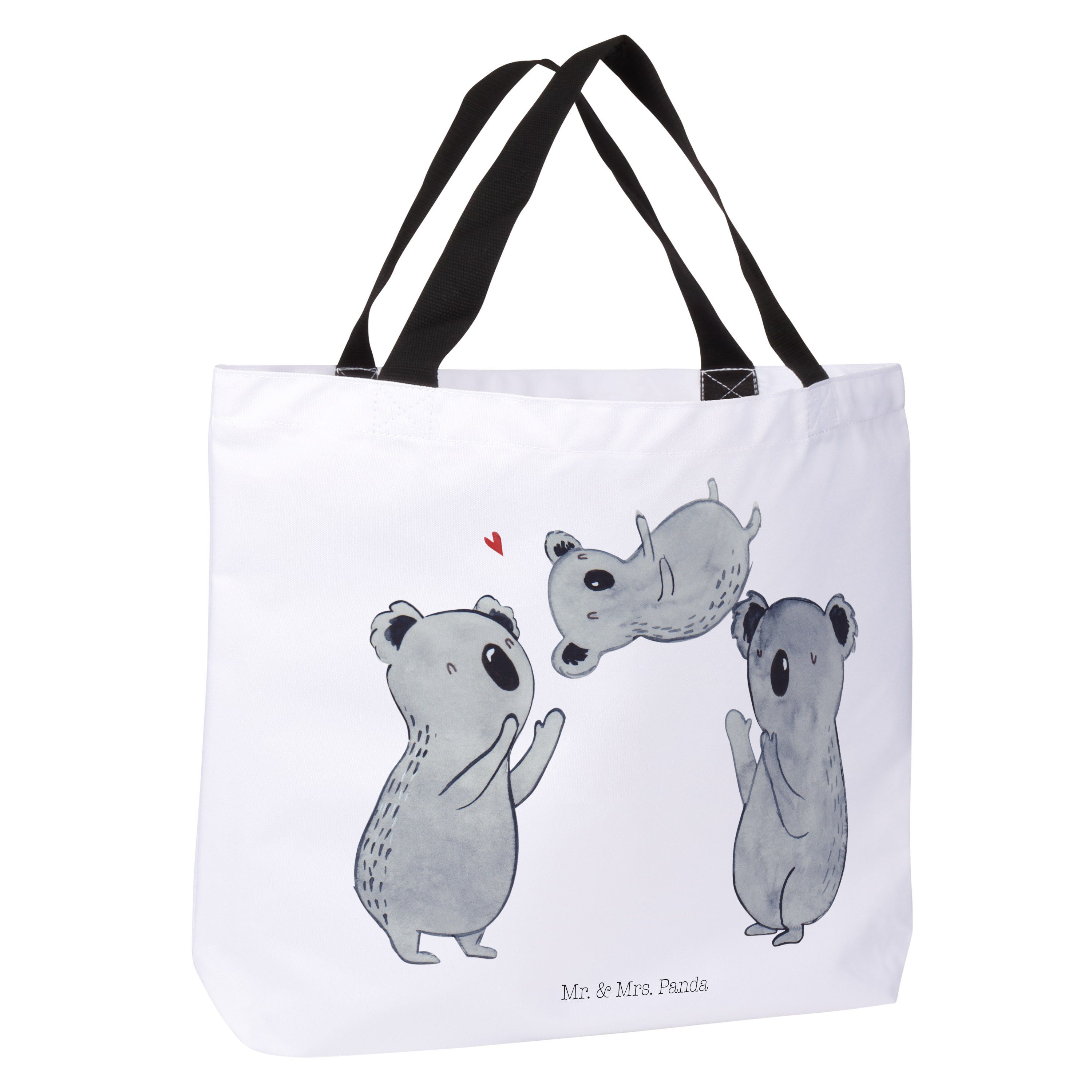 Weiß Mr. Panda Koala Feiern Mrs. Sich - Herzlichen Glückwunsch, (1-tlg) & - Shopper Koalas, Geschenk,