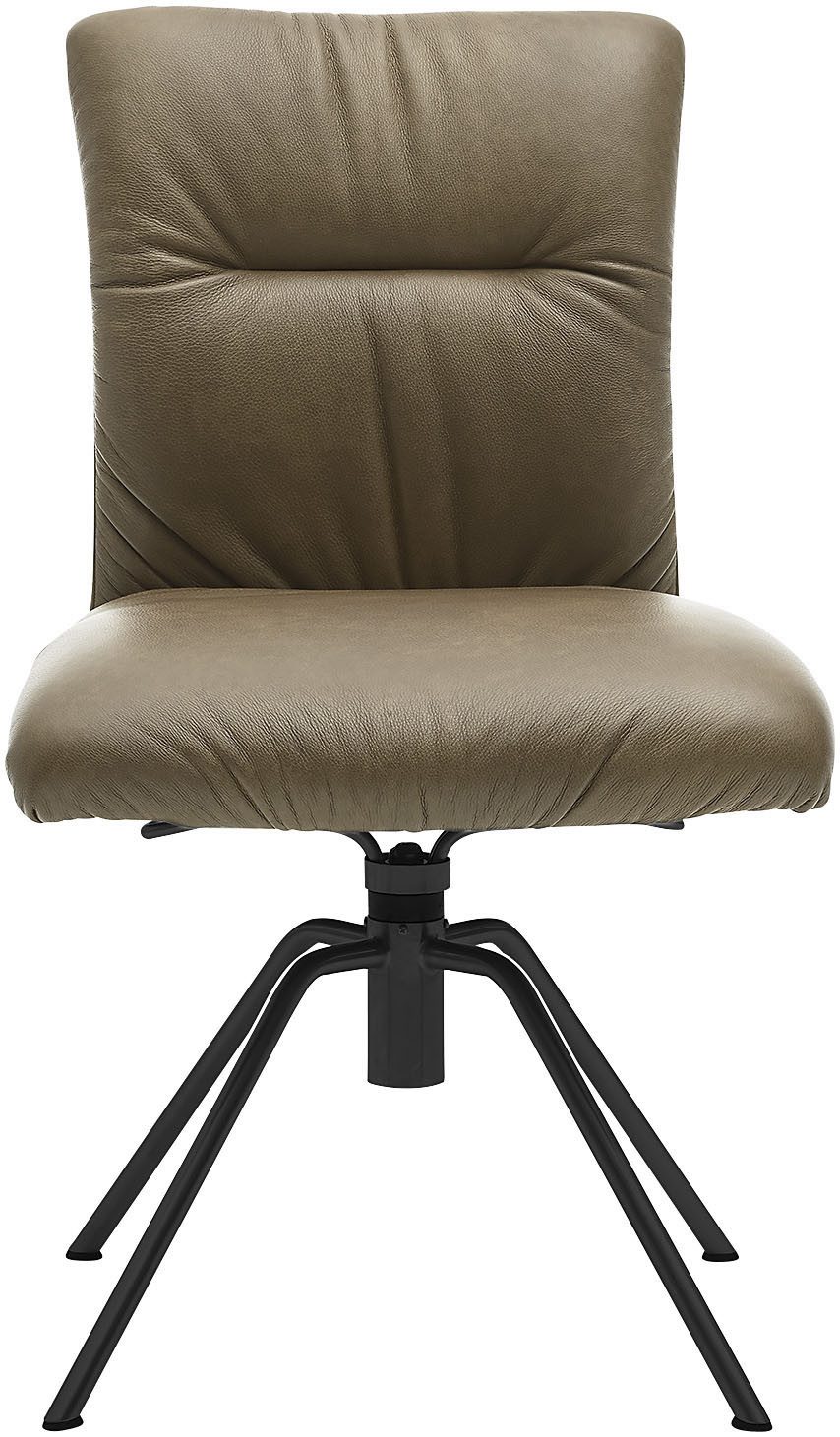 Musterring Polsterstuhl Helmond 6600 (Packung, 1 St), Gestell schwarz, drehbar, besonders leger gepolster, ohne Armlehne