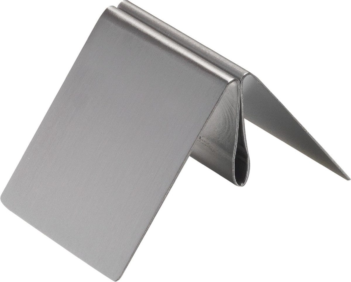 Deflecto Stehsammler Prospekt-/Menükartenhalter 100 mm Edelstahl