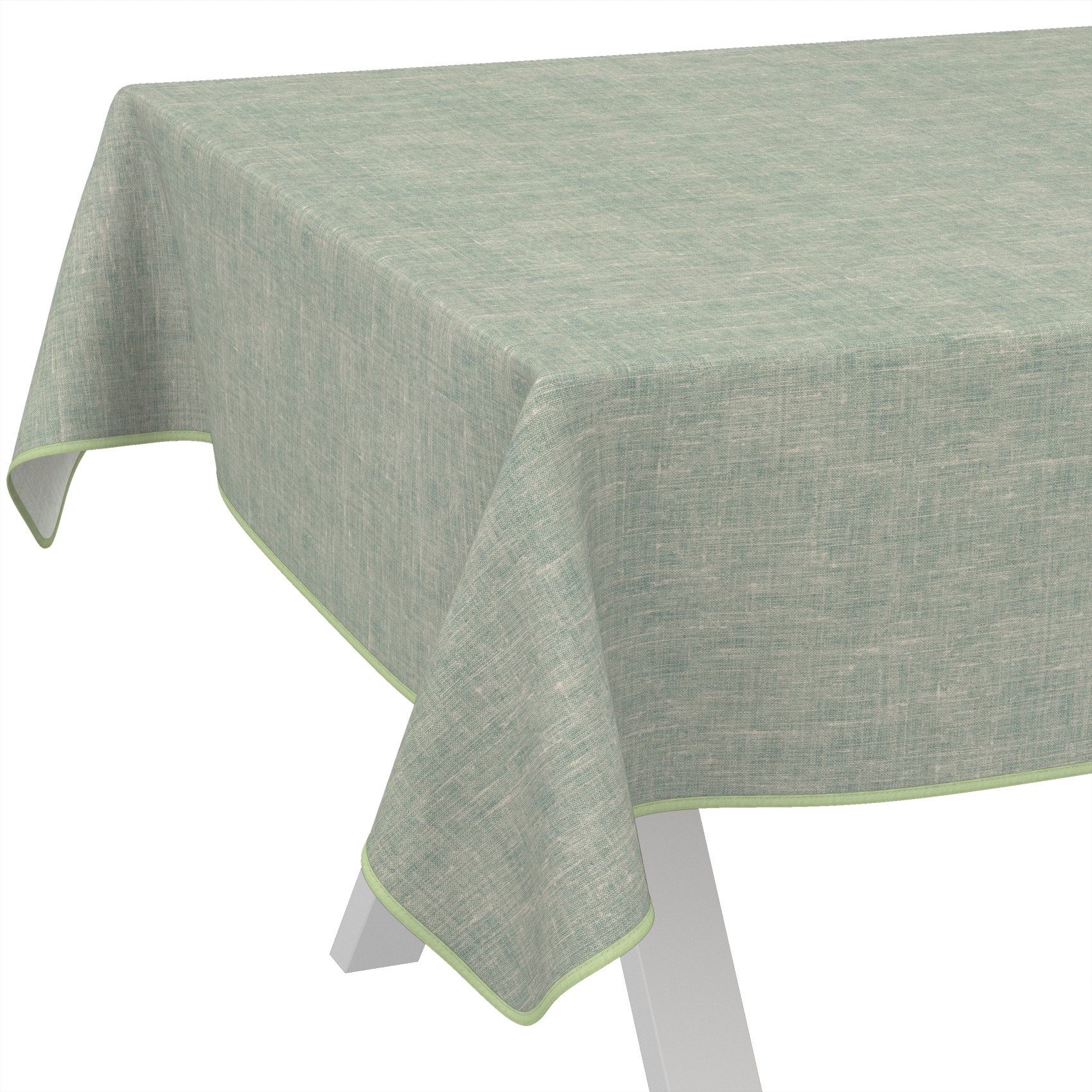 ANRO Tischdecke Alica Leinen Melliert Tischwäsche (Einzelstück 1-tlg), wass günstig online kaufen