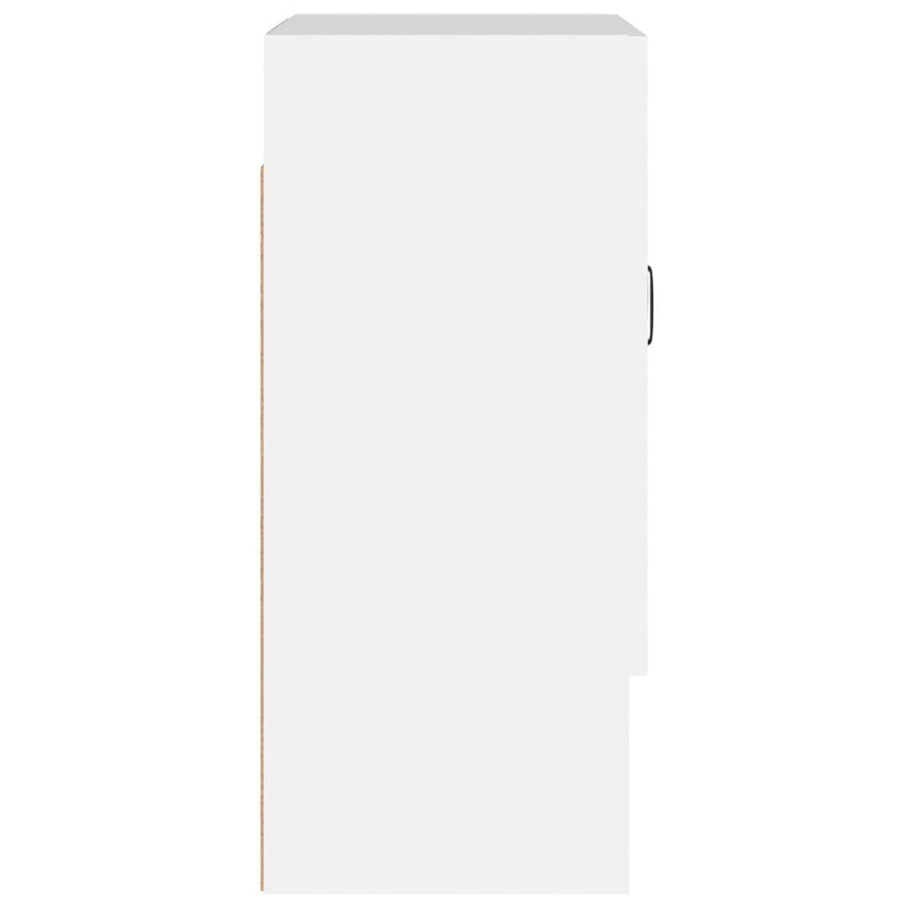 60x31x70 (1-St) cm Wandschrank Weiß Fächerschrank vidaXL Holzwerkstoff
