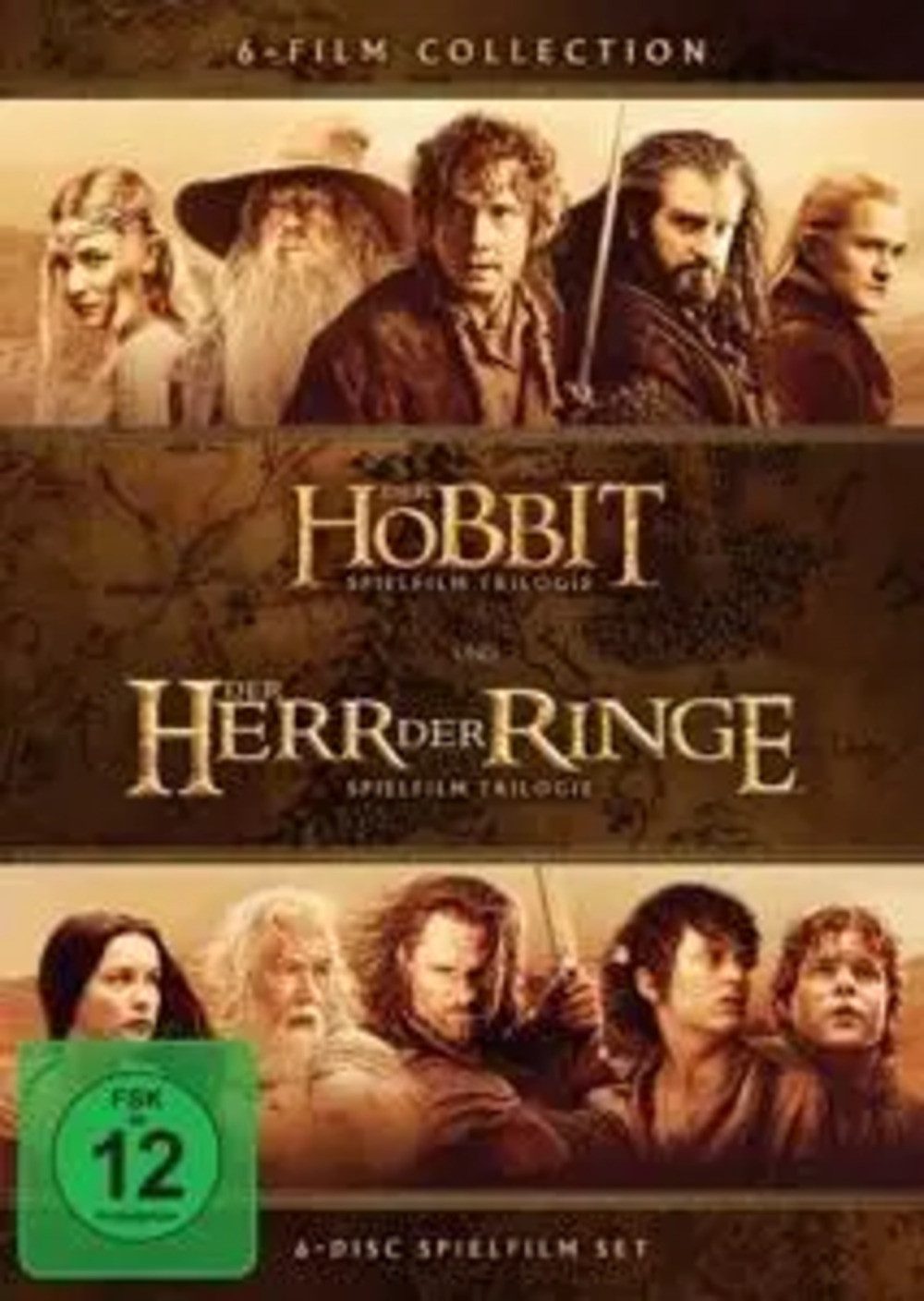 DVD Mittelerde 6-Filme-Collection
