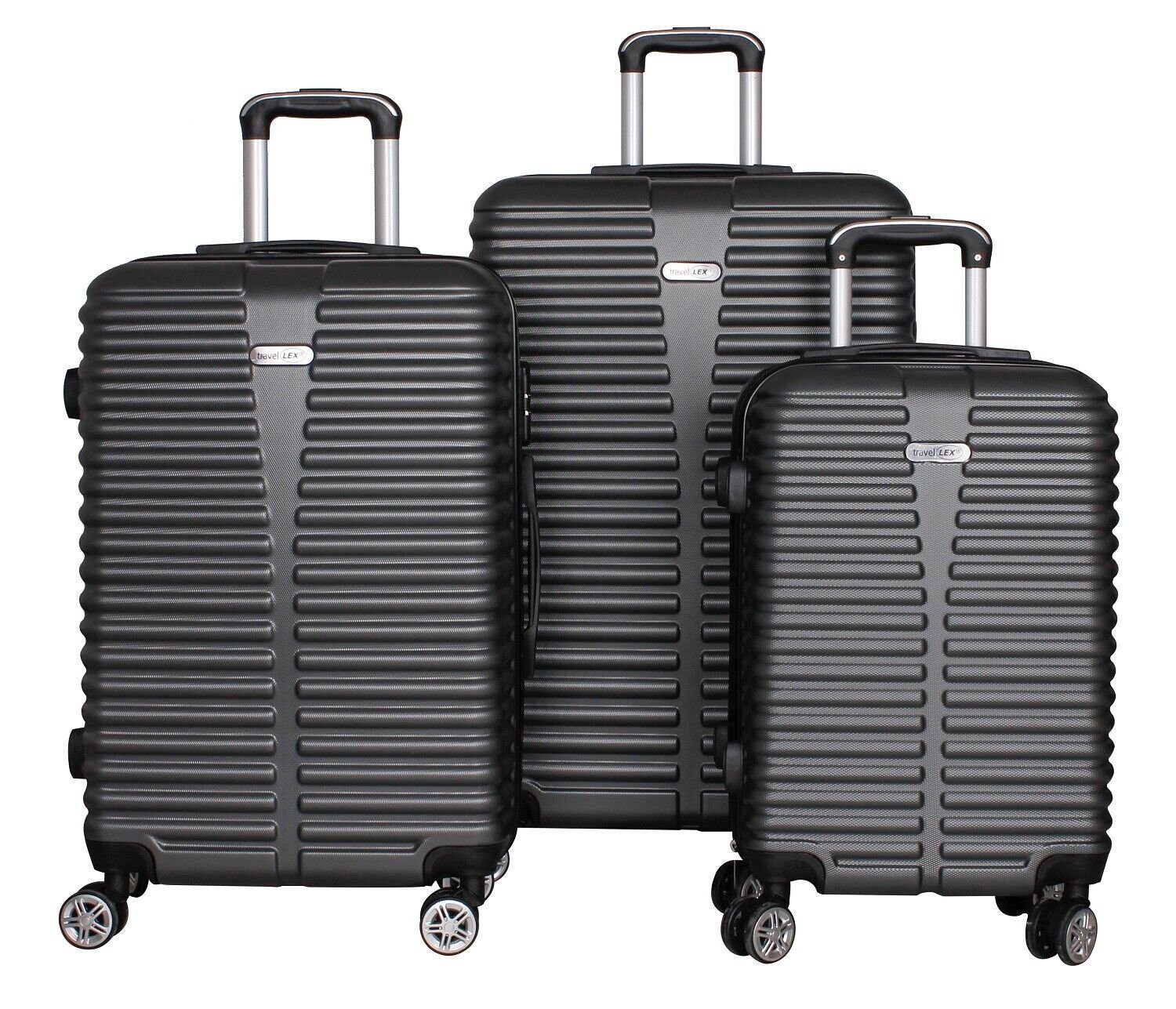 Mojawo Handgepäck-Trolley Hochwertiges 3'er Reisekoffer ABS günstig online kaufen