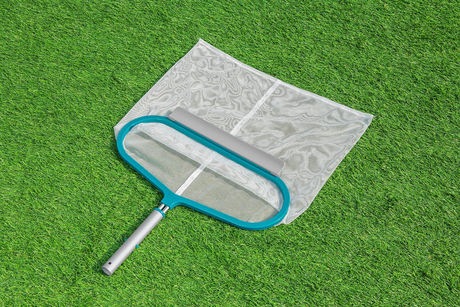 Bestway Kescher AquaNet™ Deluxe (Packung, 1-St., für Teleskopstangen (30 mm, nicht enthalten), 50 x 48 x 2,8 cm