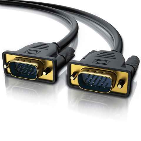 Primewire Video-Kabel, VGA, (300 cm), Monitorkabel, 15-poliger S-VGA Anschluss (D-Sub), 1080p - 3m