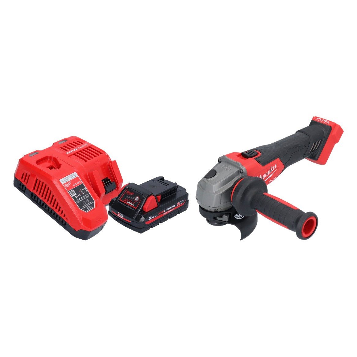 Milwaukee Akku-Winkelschleifer M18 FSAG115X-301 Akku Winkelschleifer 18 V 115 mm Brushless + 1x Akku