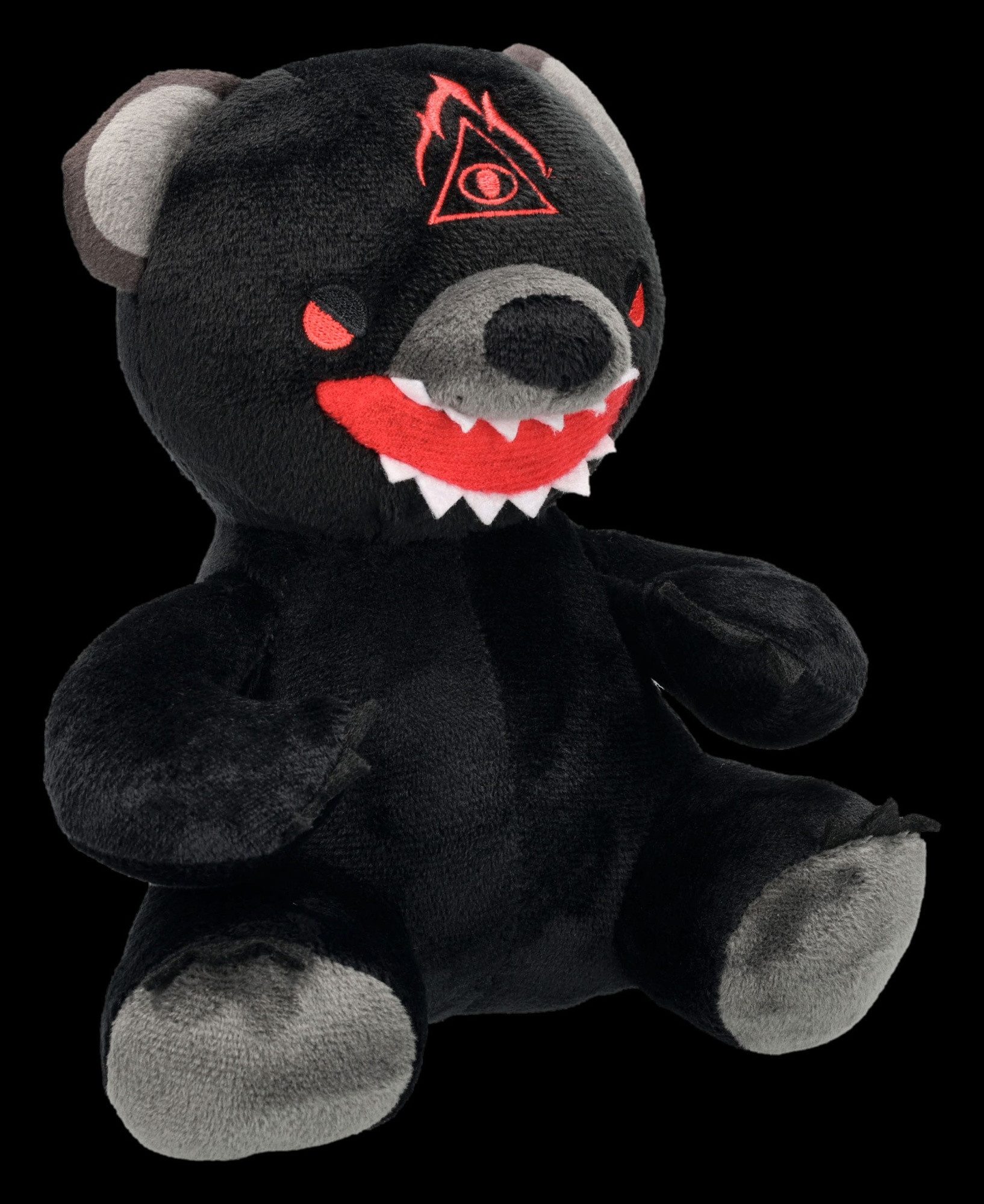 Figuren Shop GmbH Kuscheltier Dämonischer Teddy – Horror Kuscheltier Gruselteddy 19 cm Plüschtier