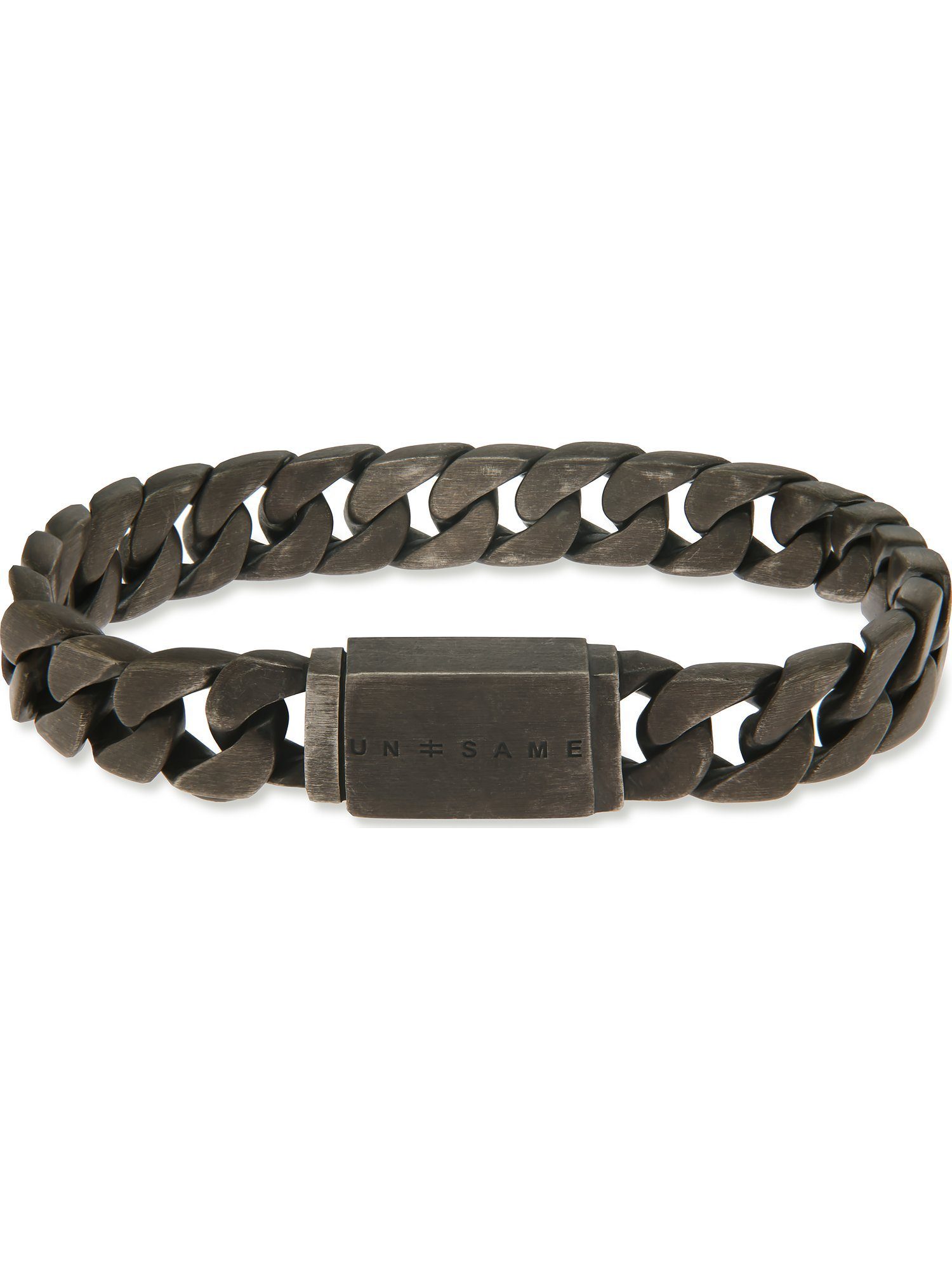 UNSAME Silberarmband UNSAME Herren-Armband 925er Silber schwarz