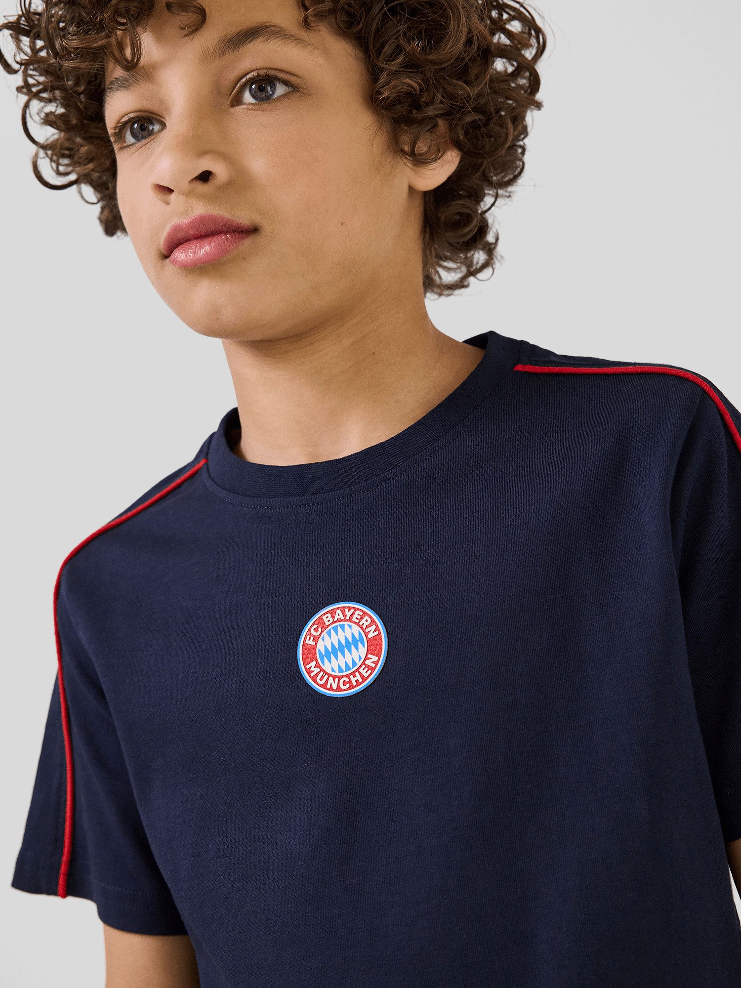 FC Bayern München T-Shirt FC Bayern München, T-Shirt Essentials, Kinder, Navy