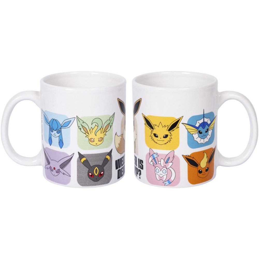 joojee Kaffeeservice joojee Pokémon Evoli Tasse - Keramiktasse für Fans., Keramik