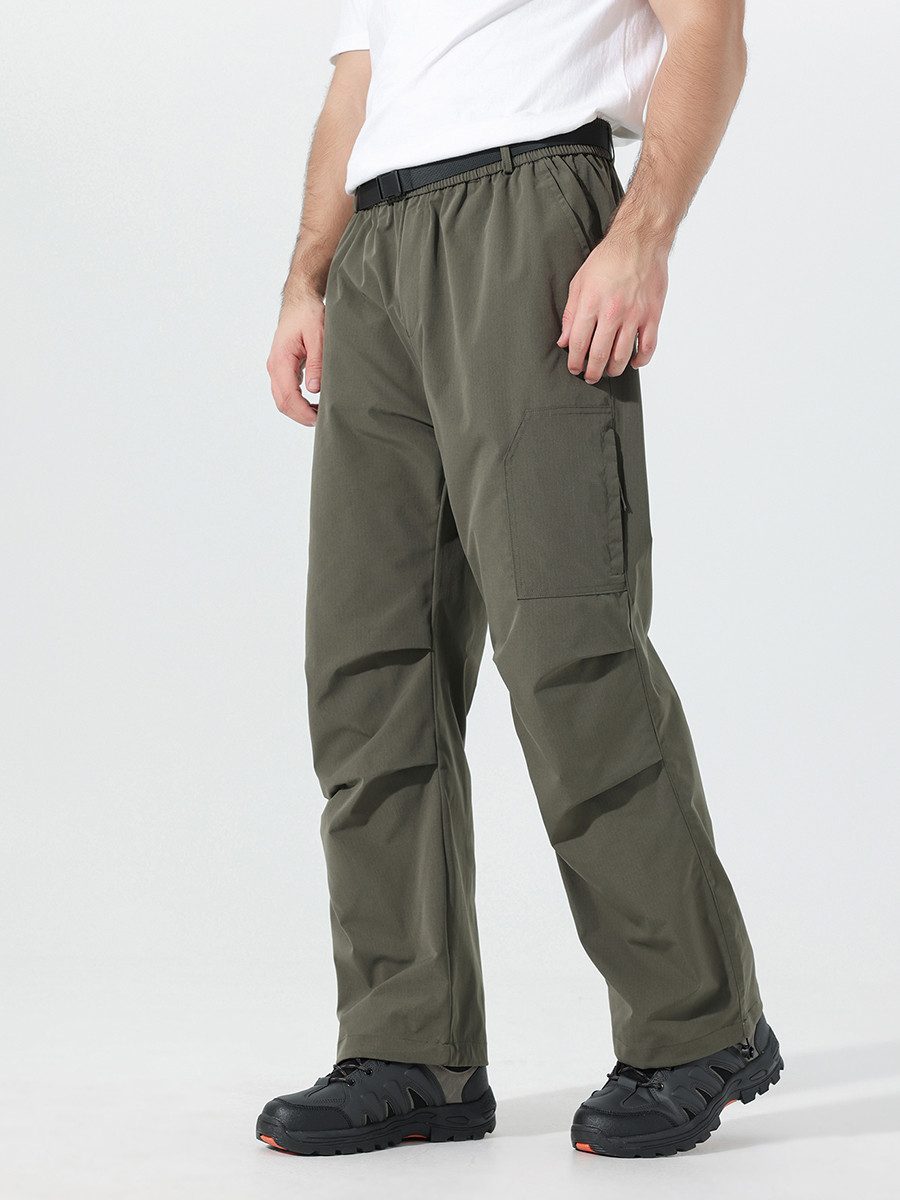 YOUTHUP Cargohose Herren Freizeithose im lockeren Schnitt für Outdoor
