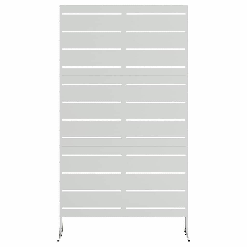 vidaXL Paravent 100 x 50 x 180 cm Sichtschutz 180 cm aus verzinktem Stahl Paravent