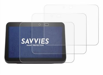 Savvies Schutzfolie für Amazon Echo Show 8 2023 (3. Gen), Displayschutzfolie, 6 Stück, Folie klar