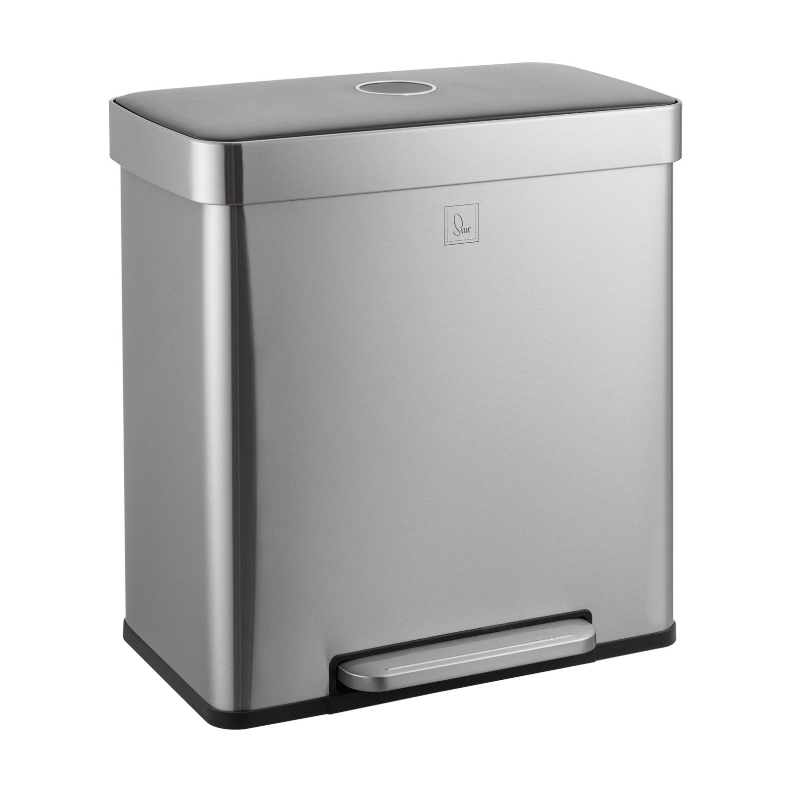 SVITA Mülleimer LT2X30, 60l, Tretpedal, Soft-Close-Funktion, herausnehmbarer Inneneimer