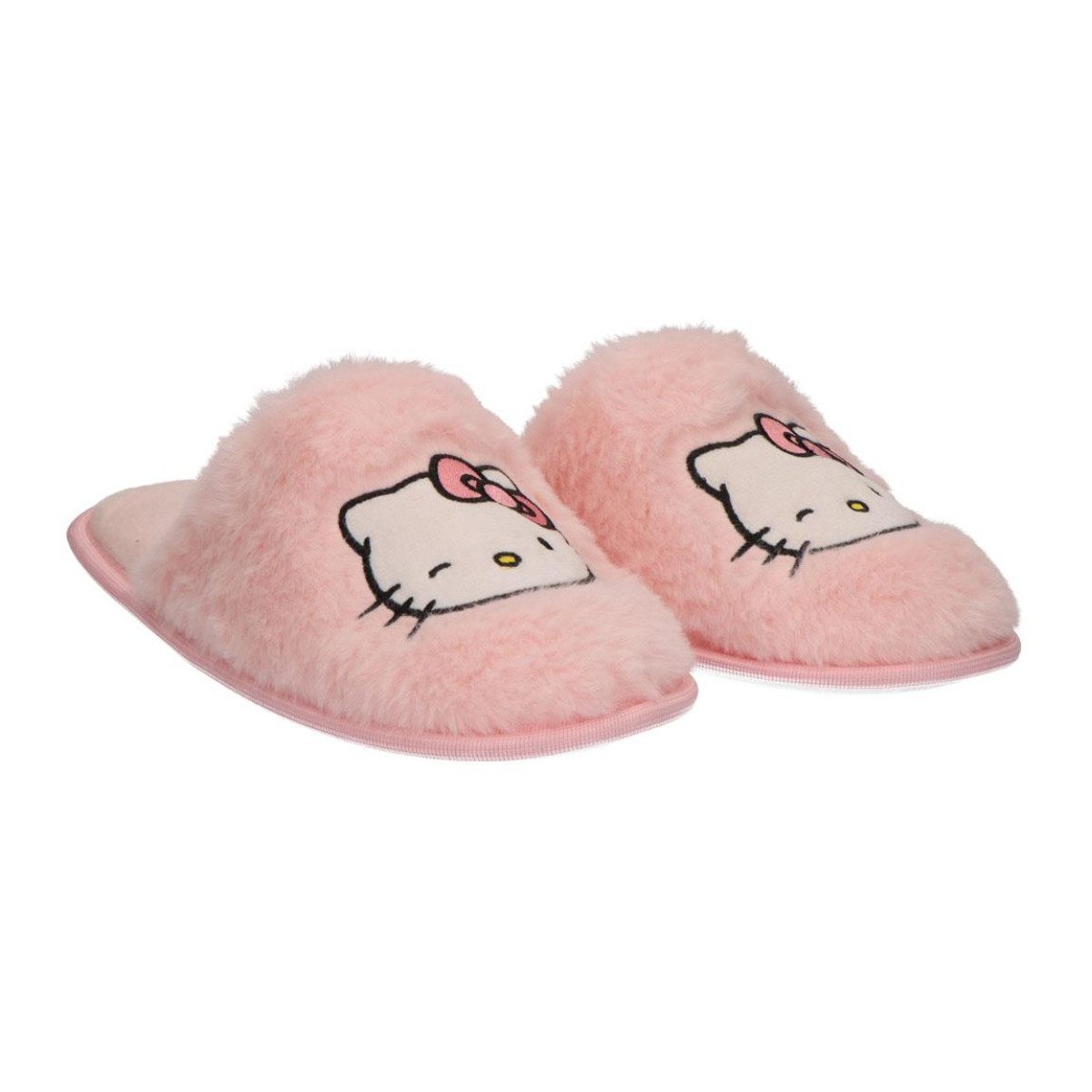 Cerda Hello Kitty Kinder Pantoffeln, gemütliche rutschfest Hausschuh
