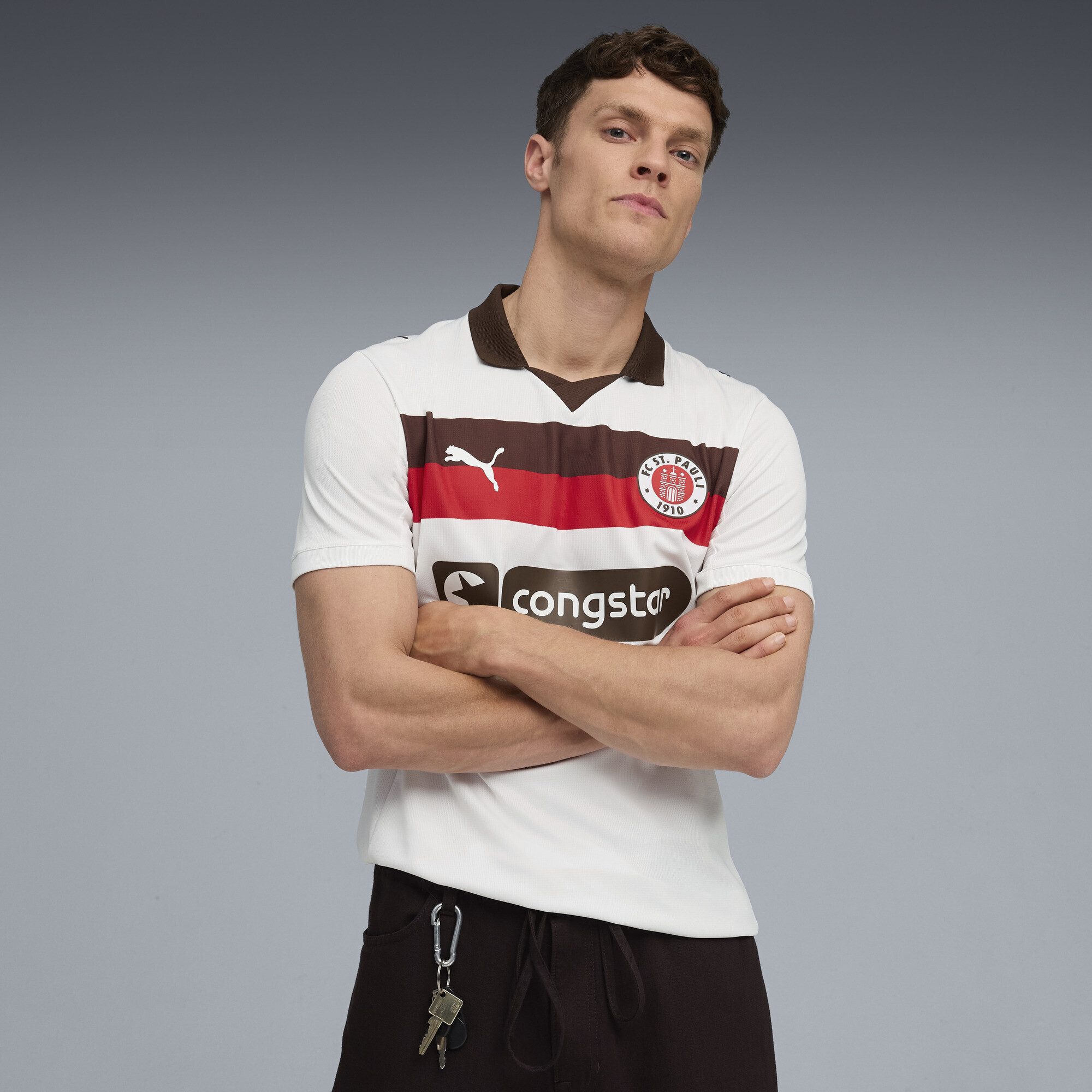PUMA Poloshirt FC St. Pauli 25/26 Auswärtstrikot Herren