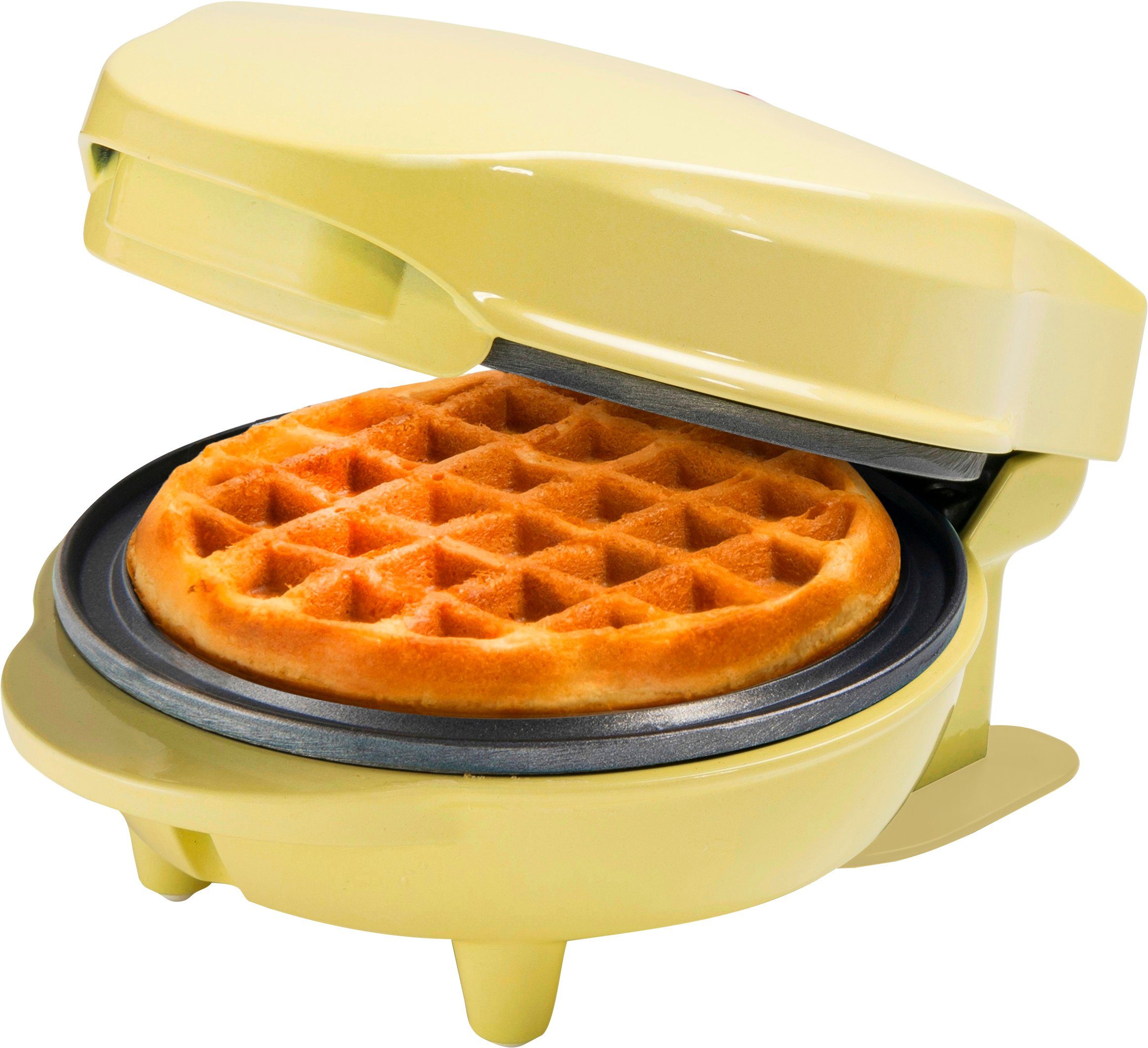 bestron Вафельниці AMW500V Mini, 550 W, für klassische Waffeln, kleiner Waffelmaker mit Antihaftbeschichtung