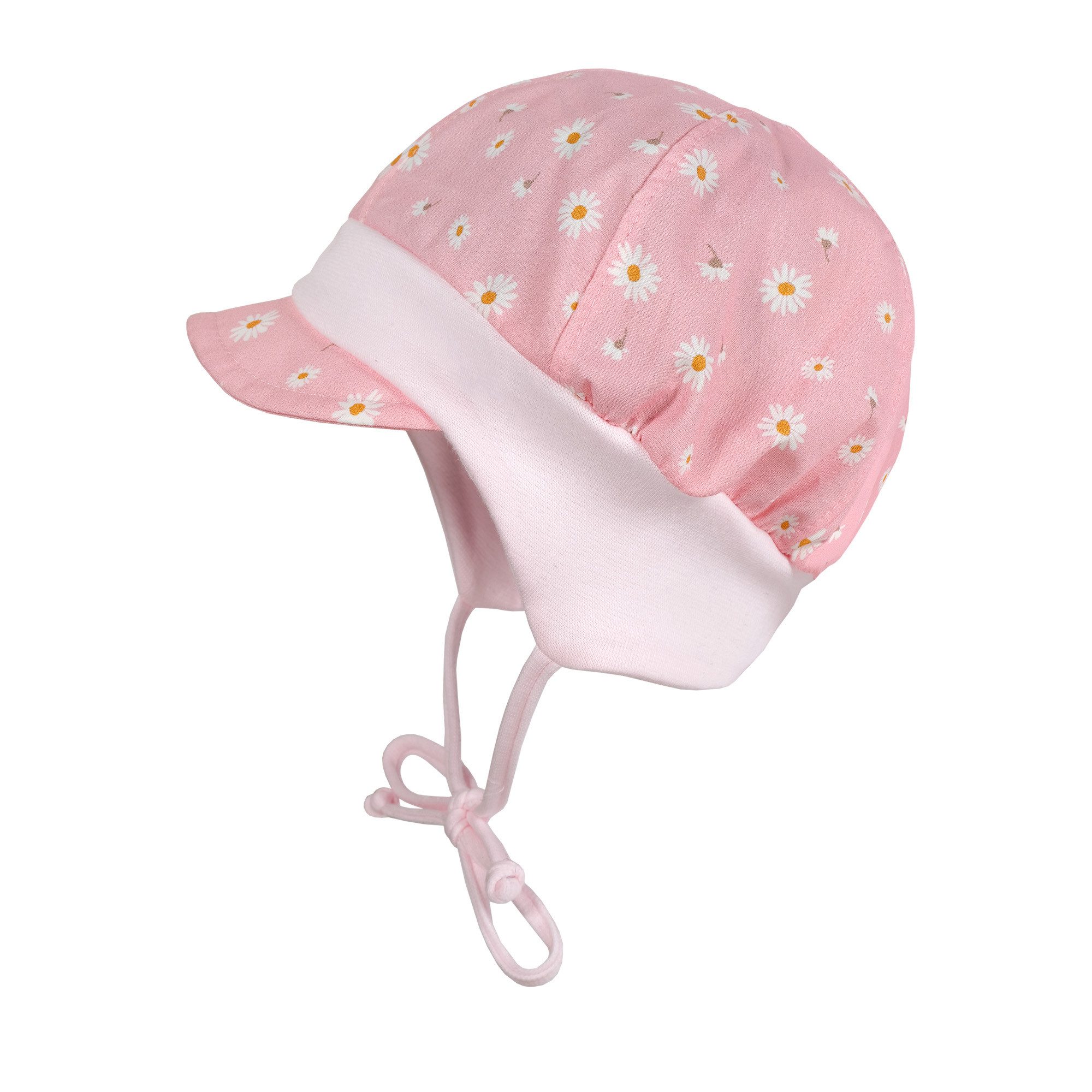 Schirmmütze BABY GIRL-Schildmütze Bindeband, Jerseybund