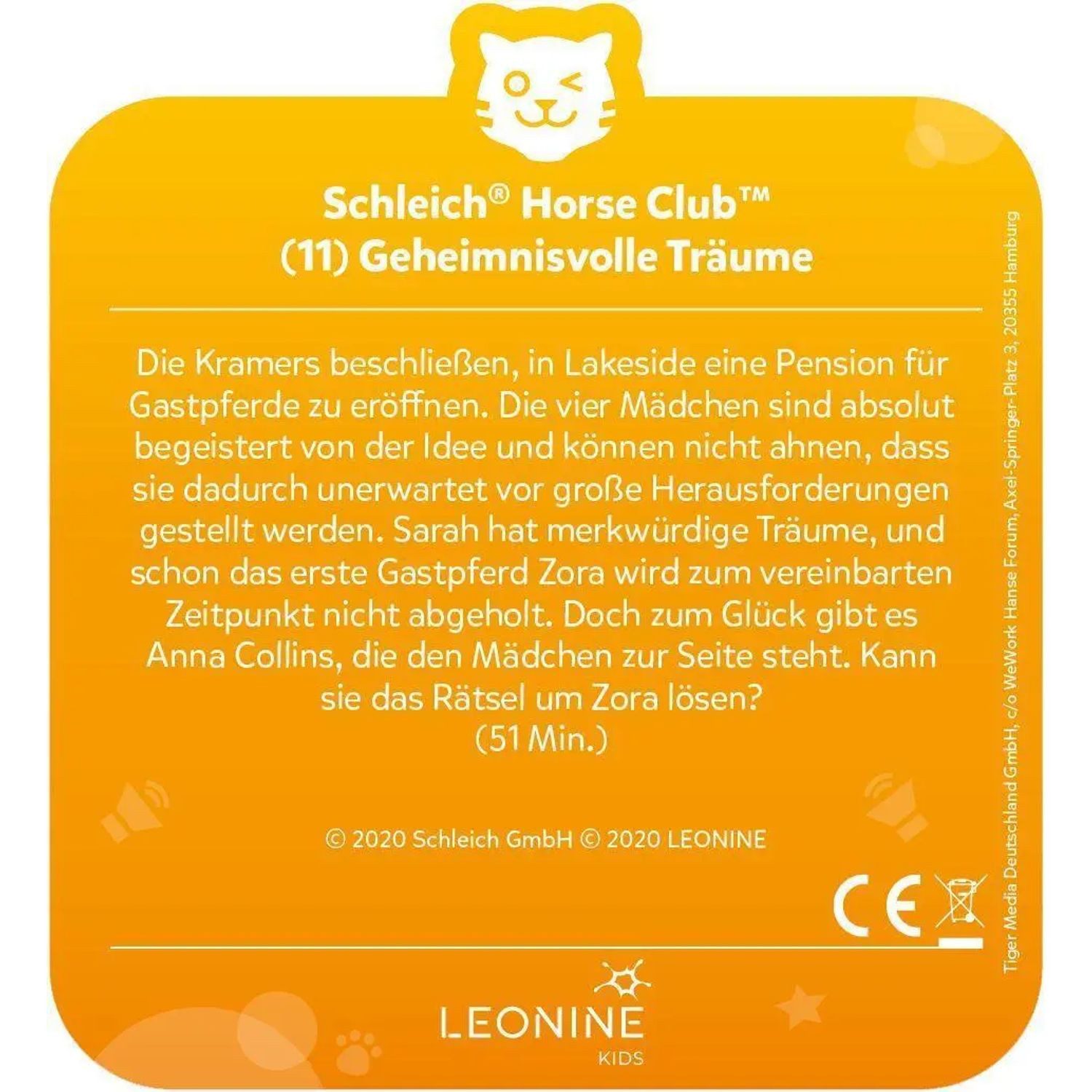 Tiger Media Deutschland GmbH Hörspiel tigercard - Schleich Horse Club - Geheimnisvolle Träume