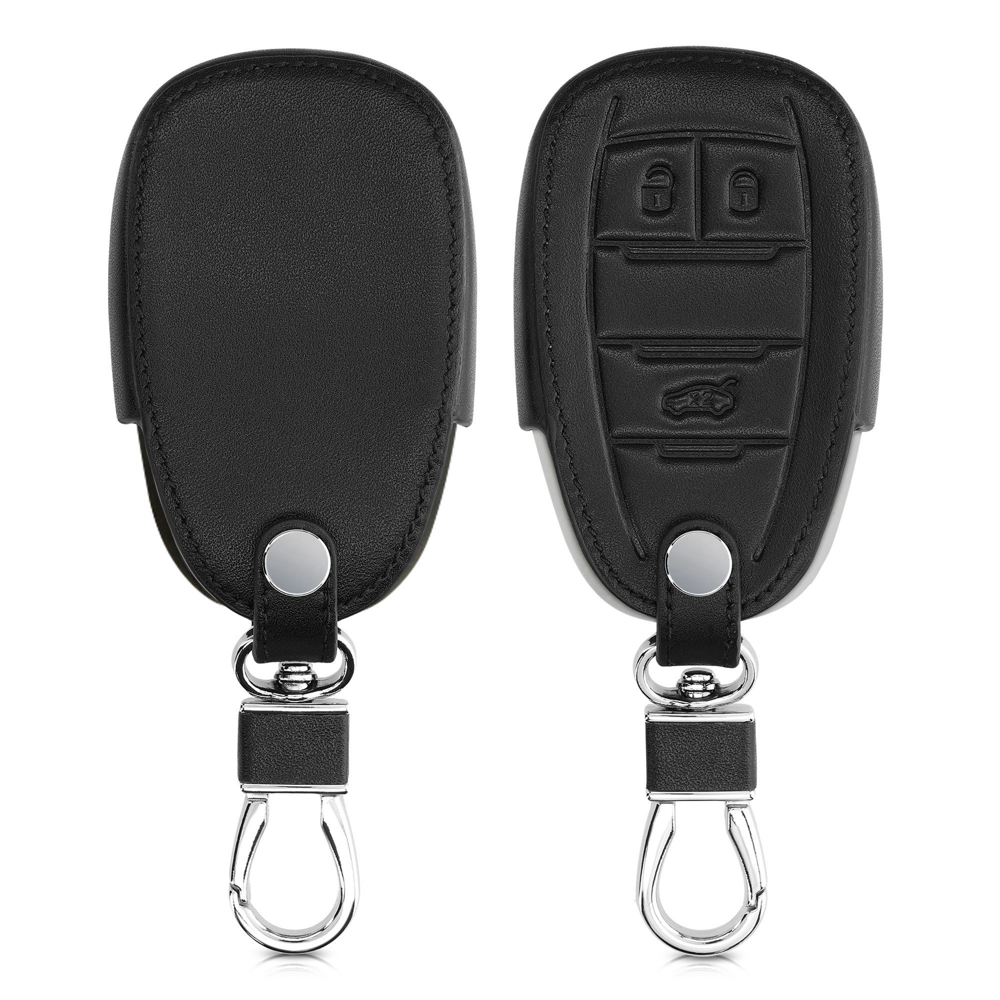 kwmobile Schlüsseltasche Autoschlüssel Kunstleder Hülle für Alfa Romeo, Schlüsselhülle Schlüssel Case Cover