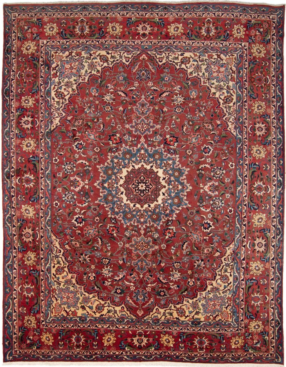 Orientteppich Isfahan 301x405 Handgeknüpfter Orientteppich / Perserteppich, Nain Trading, rechteckig, Höhe: 8 mm