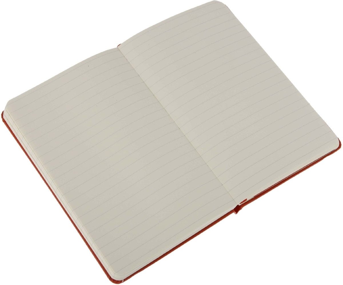 MOLESKINE Notizbuch Notizbuch P A6 9x14cm liniert Hardcover rot