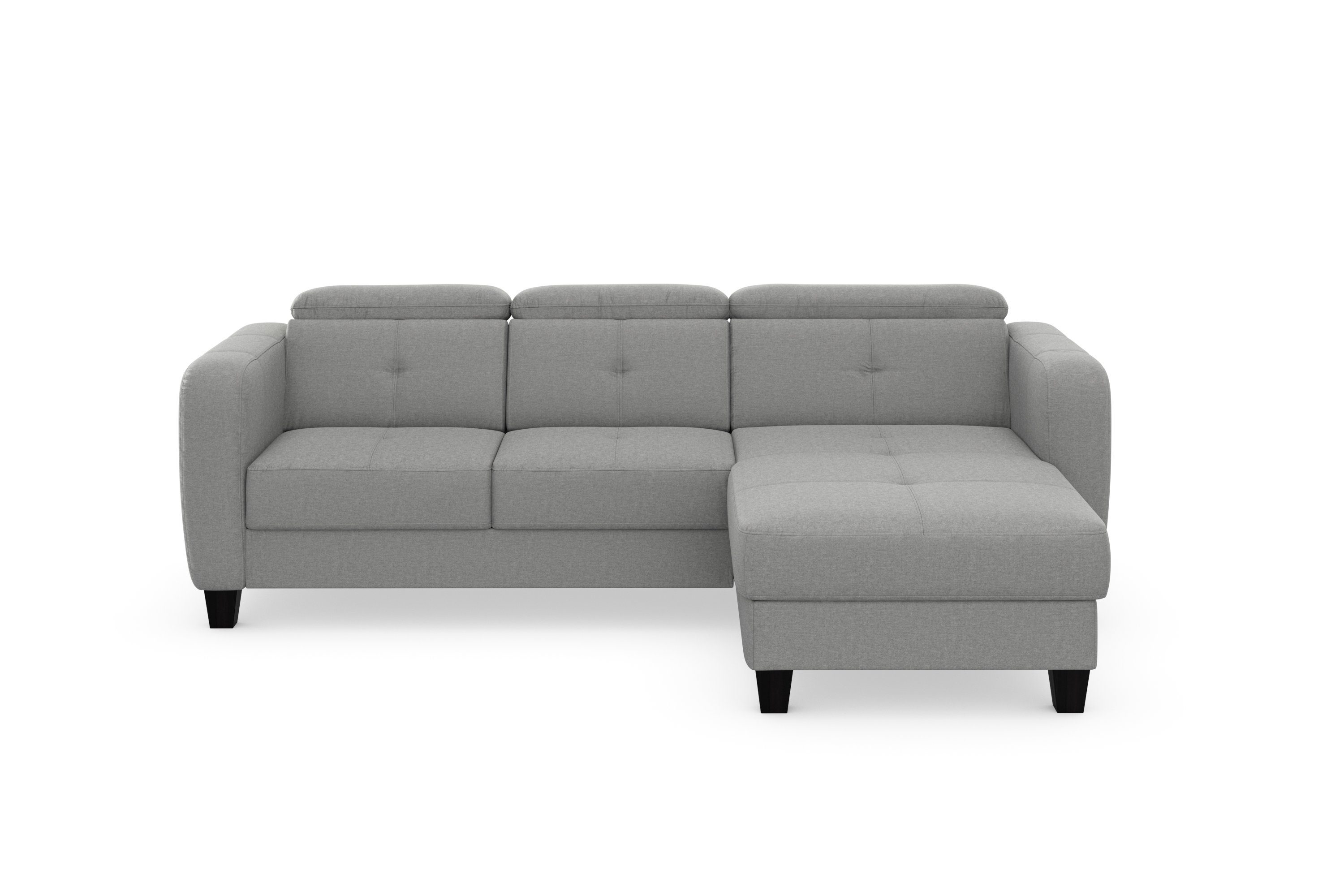 sit&more Ecksofa Belluci, Bettfunktion und Federkern, mit wahlweise inklusive Bettkasten