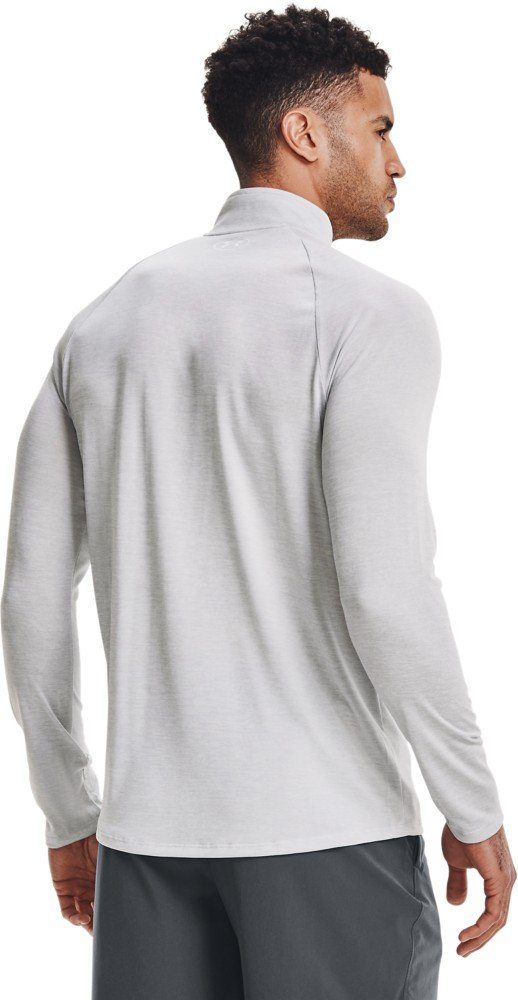 langärmlig 014 Armour® Longsleeve UA Tech Halo mit Shirt Under ½-Zip, Gray