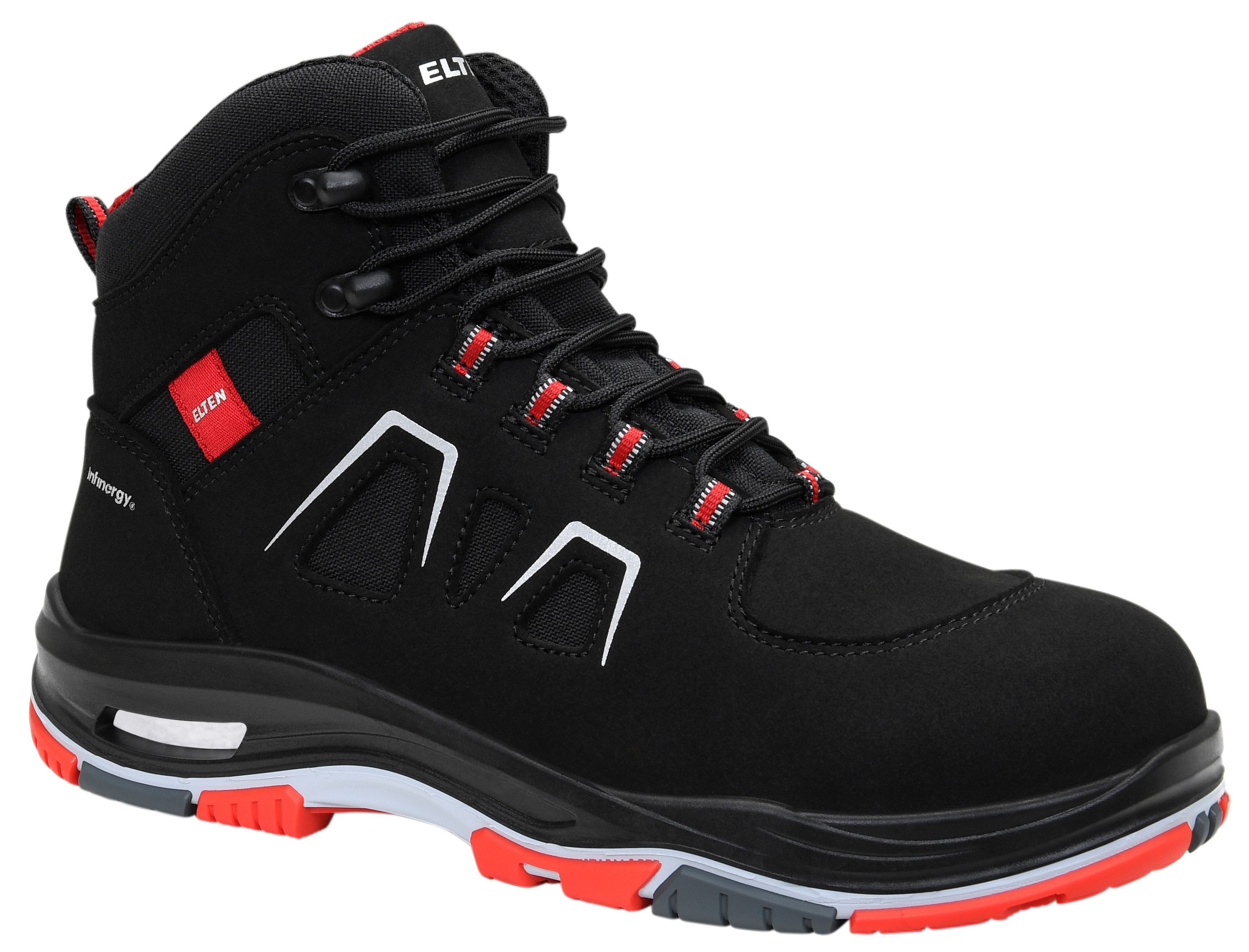 ELTEN ALAN XXTP black-red Mid ESD S3S Sicherheitsstiefel (Schuhkarton, Paar)