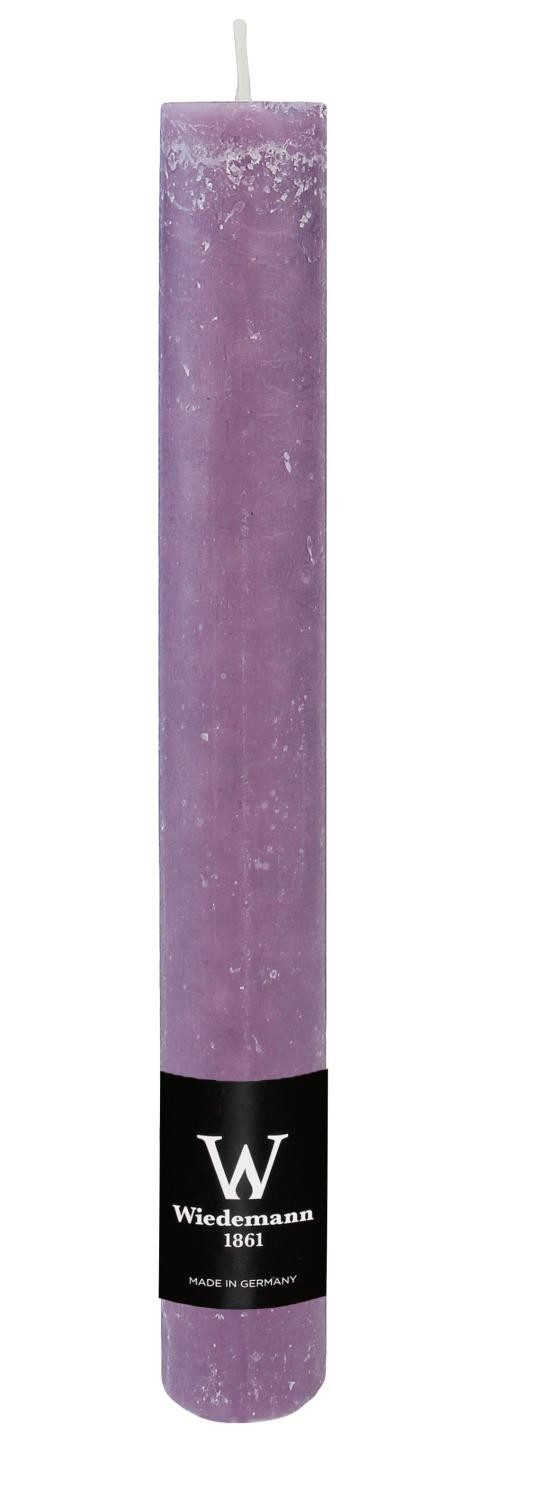 INNA-Glas Tafelkerze AURORA, mauve, 25cm, Ø3,5cm, 25h - Made in Germany