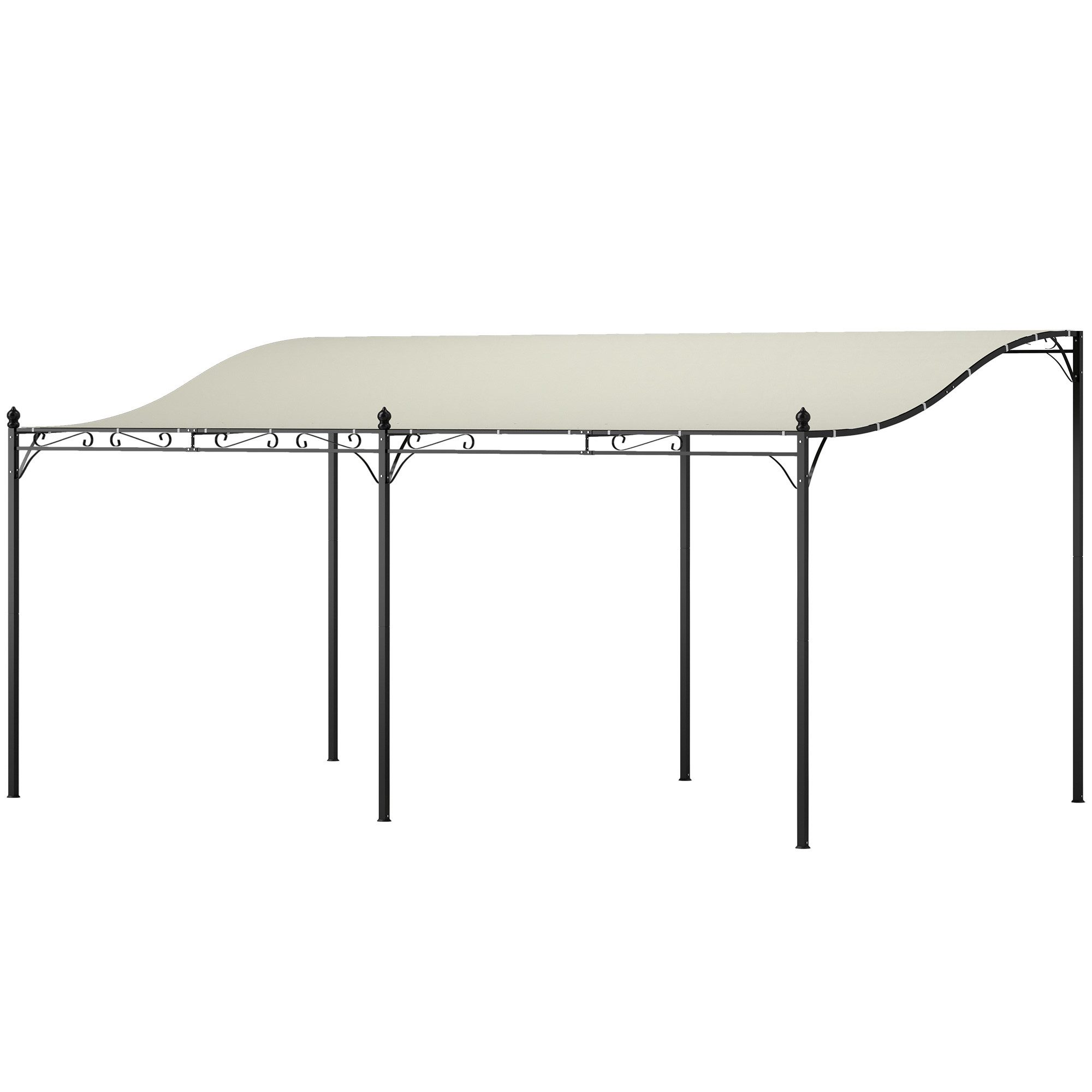 Outsunny Pavillon wasserdicht, freistehend, (Pergola mit günstig online kaufen