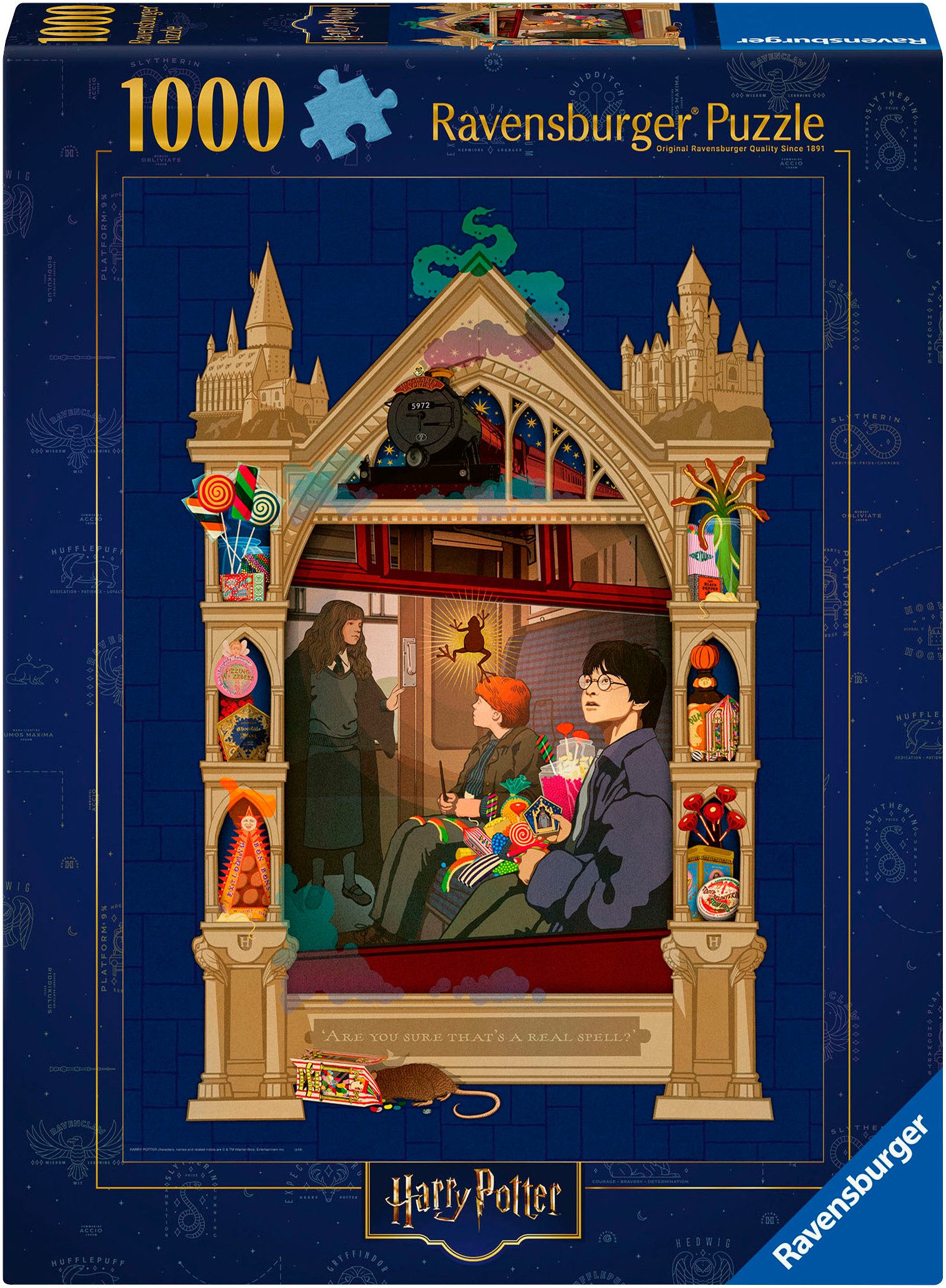 Ravensburger Puzzle Harry Potter auf dem Weg nach Hogwarts, 1000 Puzzleteil günstig online kaufen