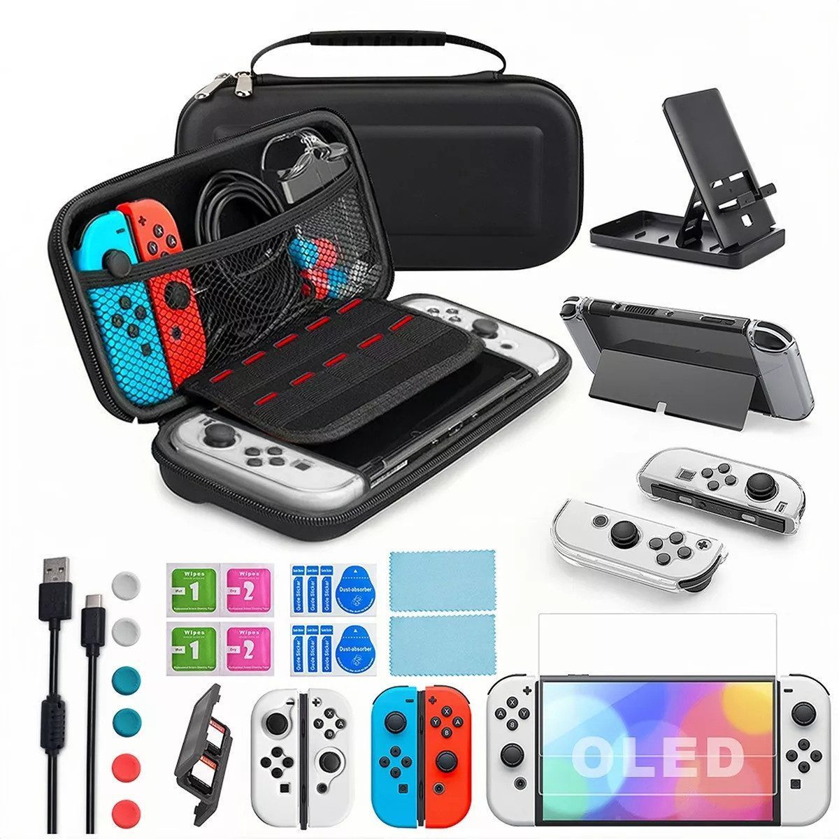 Switch Controller, für Nintendo Switch OLED-Gehäuse-Zubehörset Nintendo-Controller