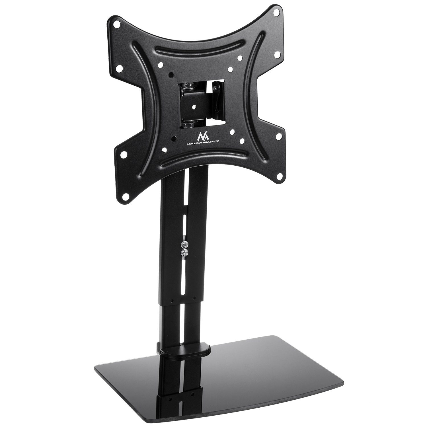 Maclean TV-Standfuß MC-451, (bis 42,00 Zoll, TV Wandhalterung mit Regal)